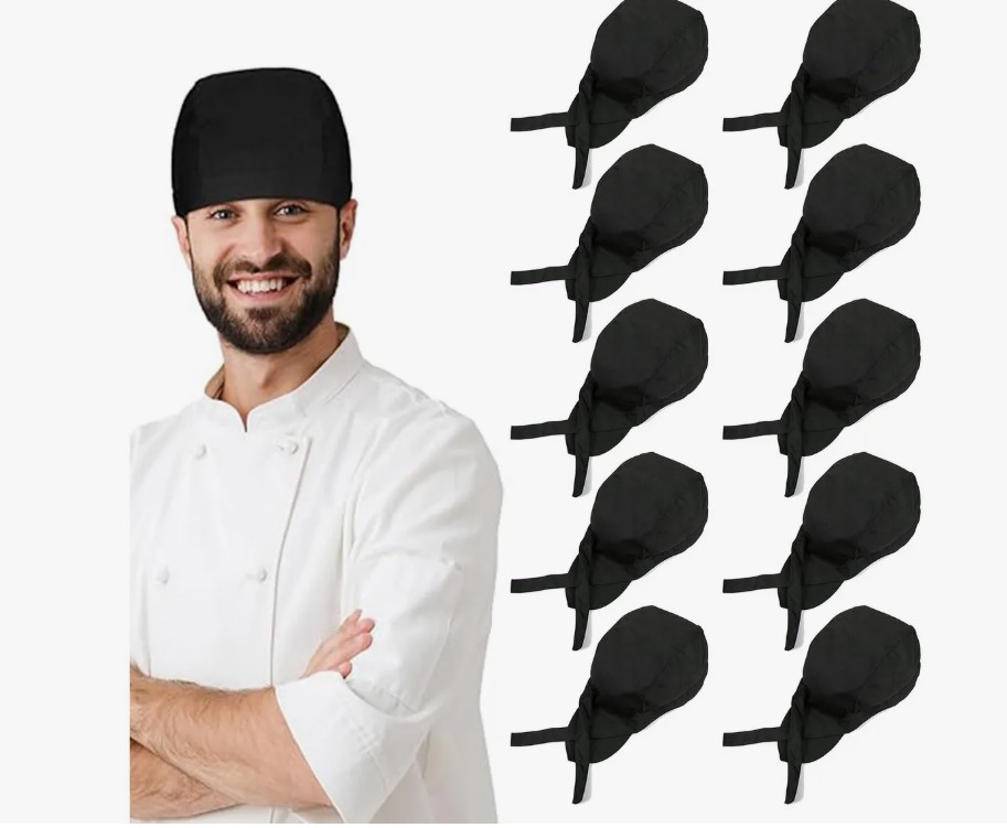 Gorros de chef negros