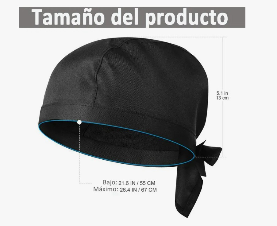 Gorros de chef negros