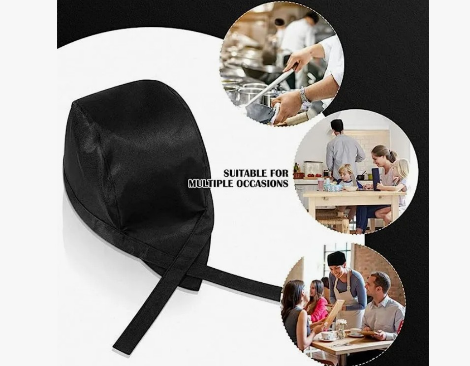 Gorros de chef negros