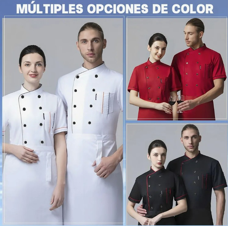 Chaqueta de chef profesional