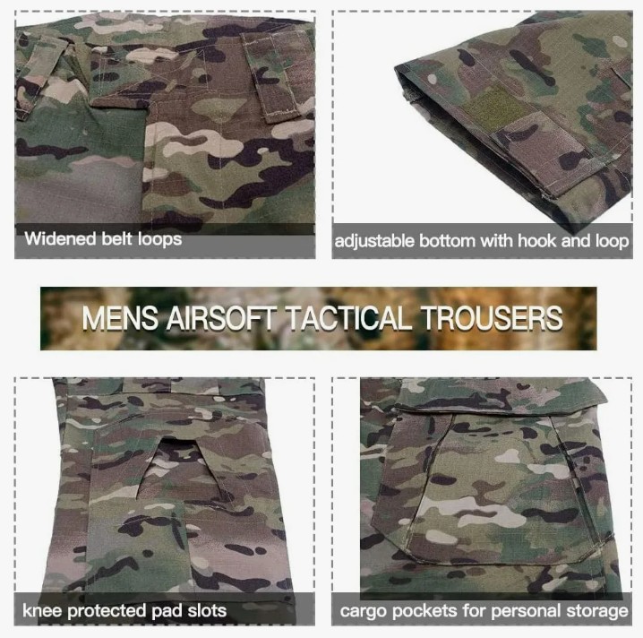 Uniforme táctico de camuflaje