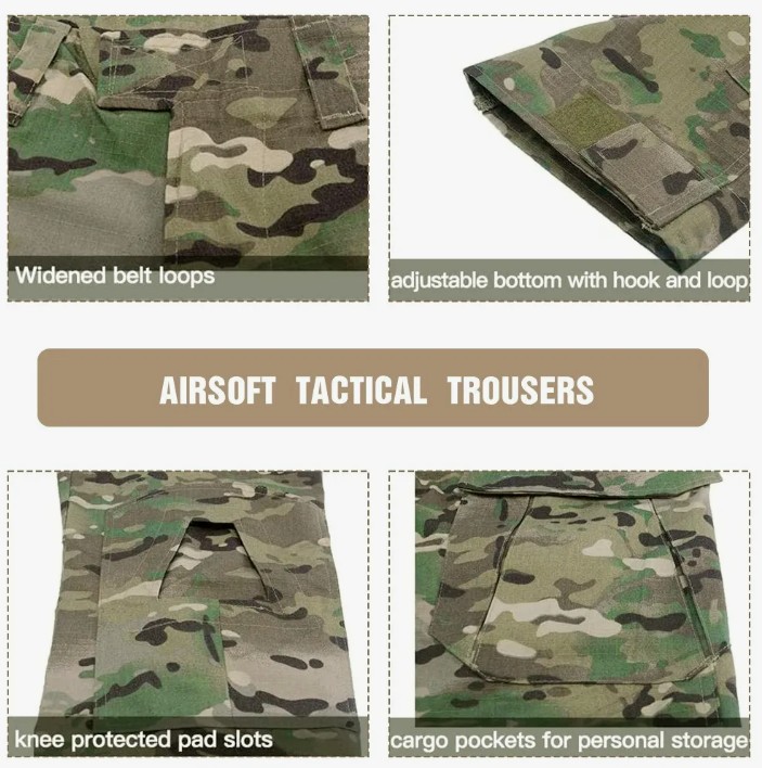 Traje de camuflaje completo