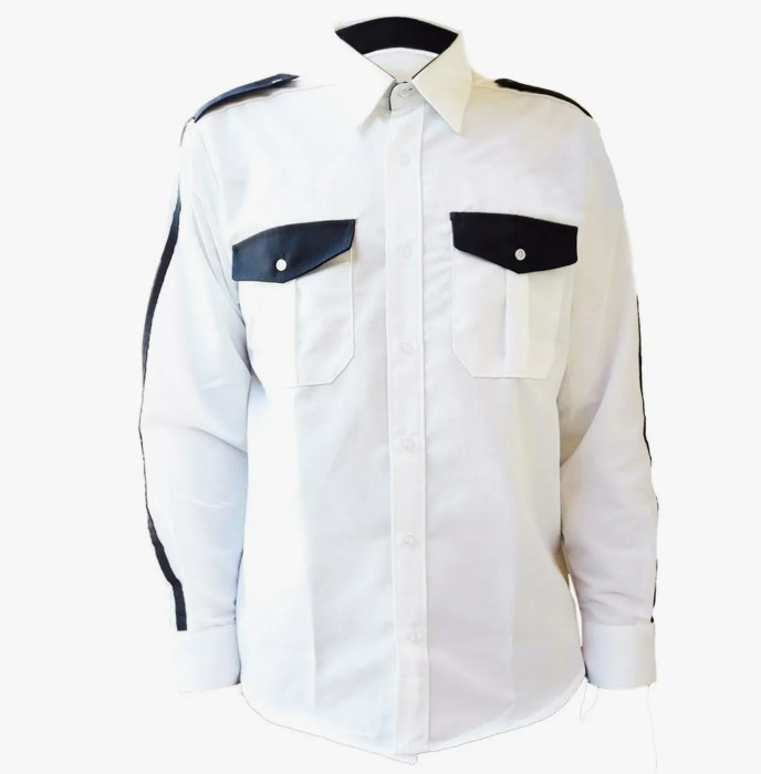 Camisa de uniforme de seguridad