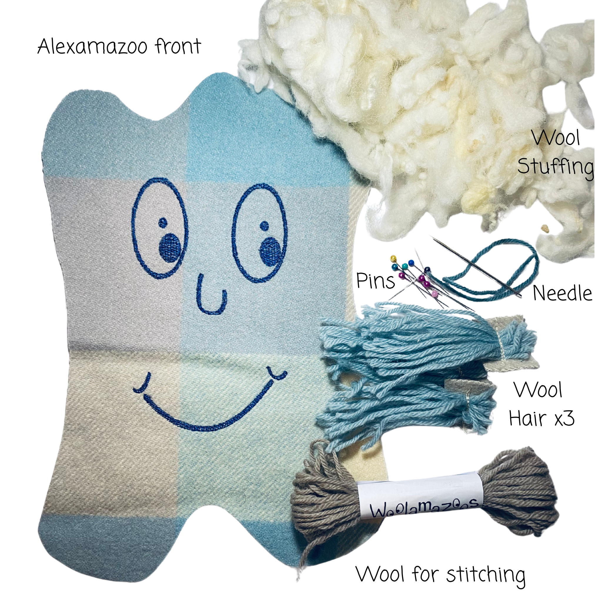 Alexamazoo kit blue with blue hair