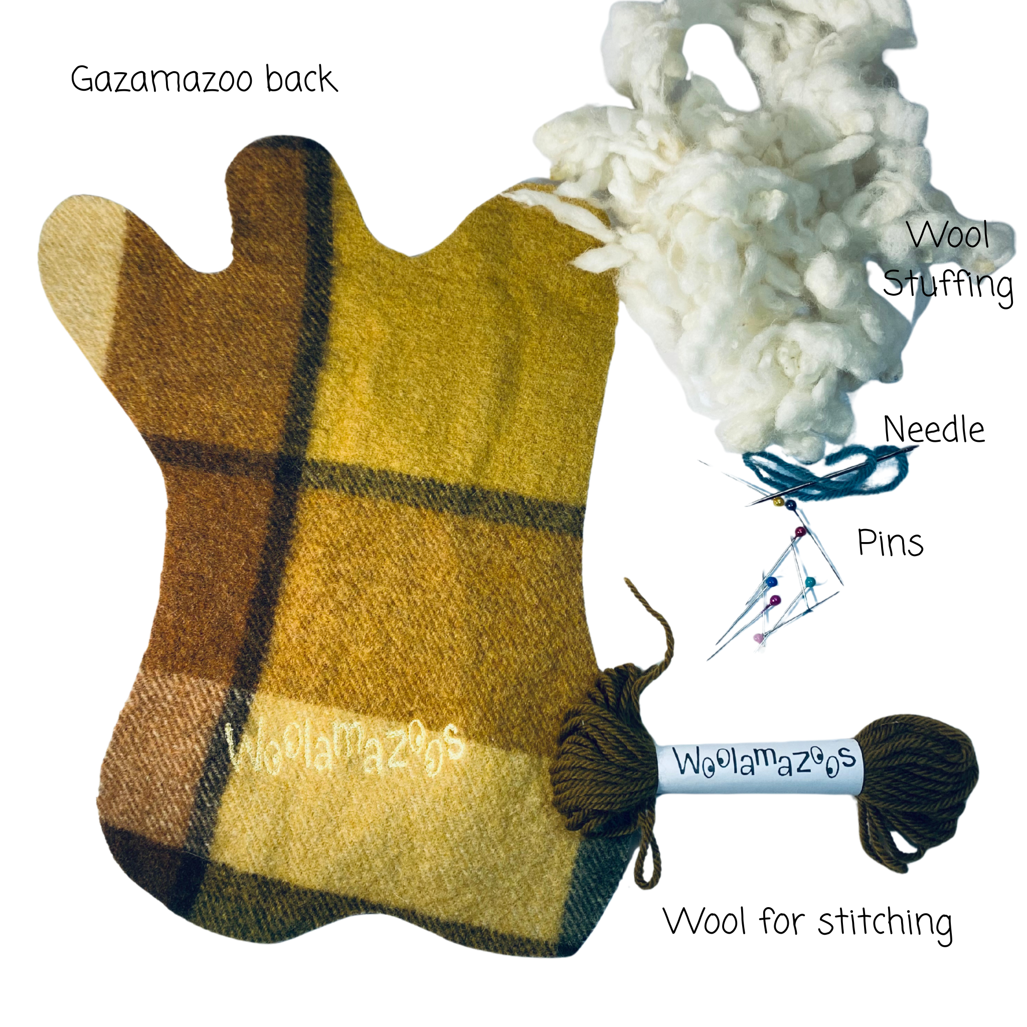 Gazamazoo kit multi-coloured brown