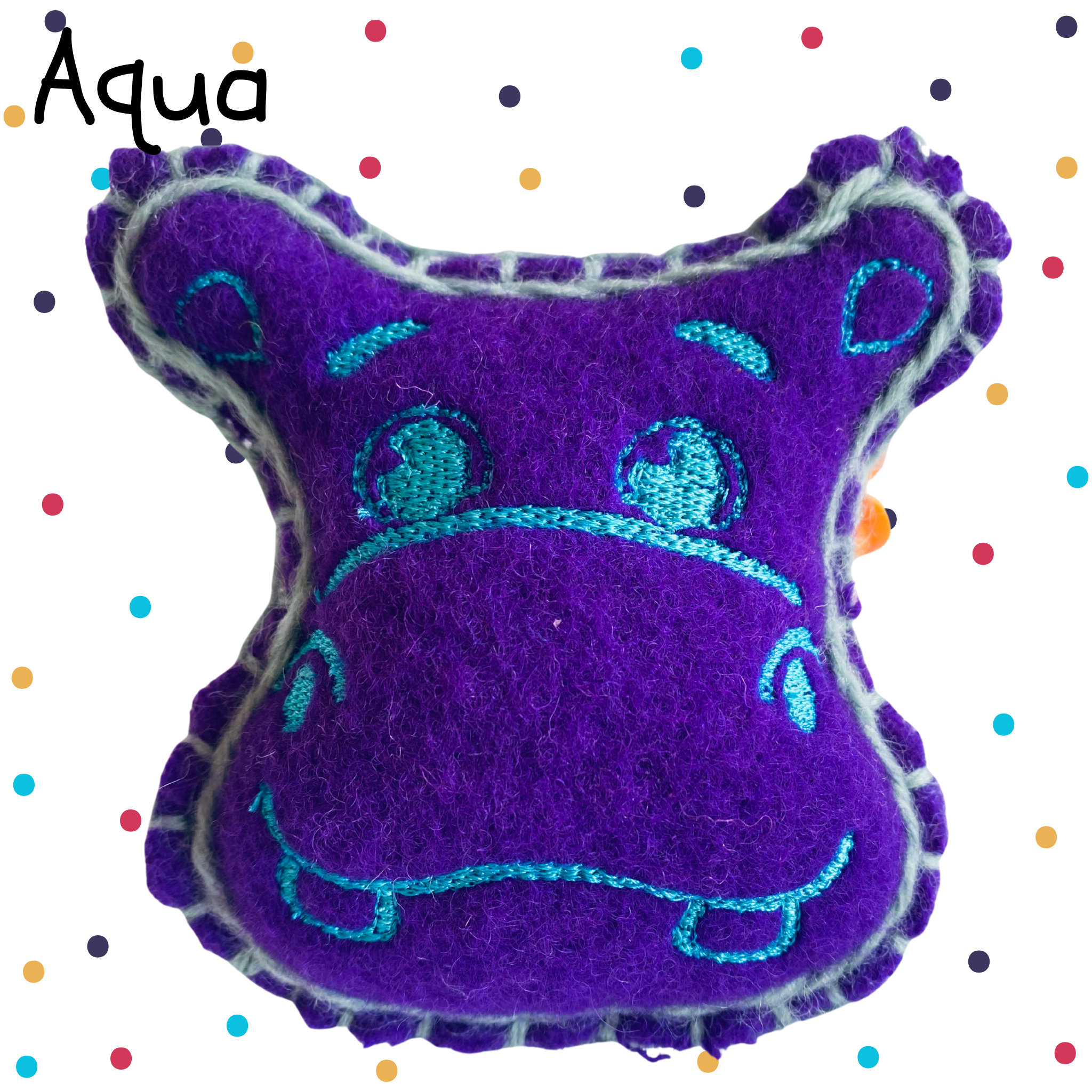 Minimazoo Hippo Keychain