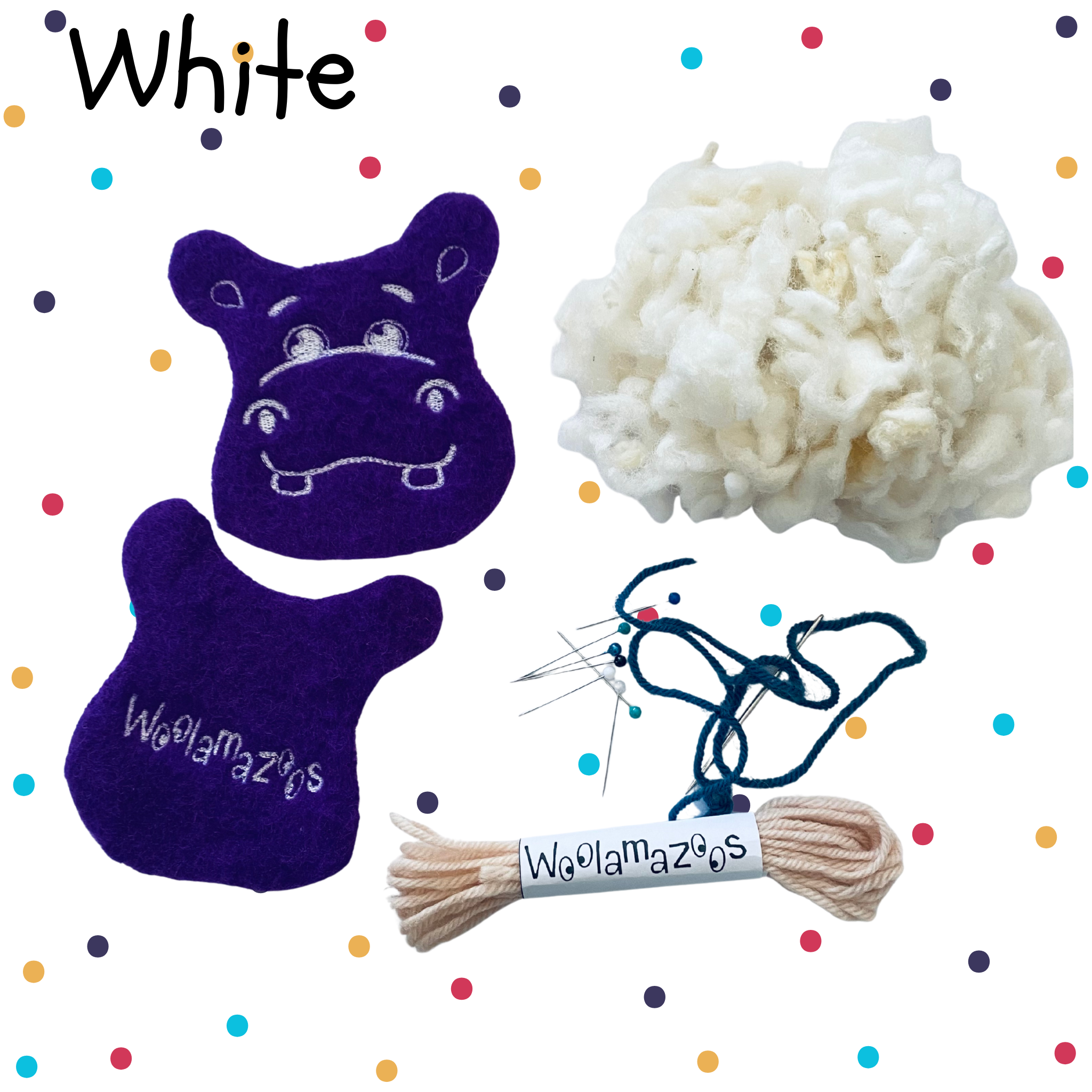 Minimazoo Hippo Kit Keychain