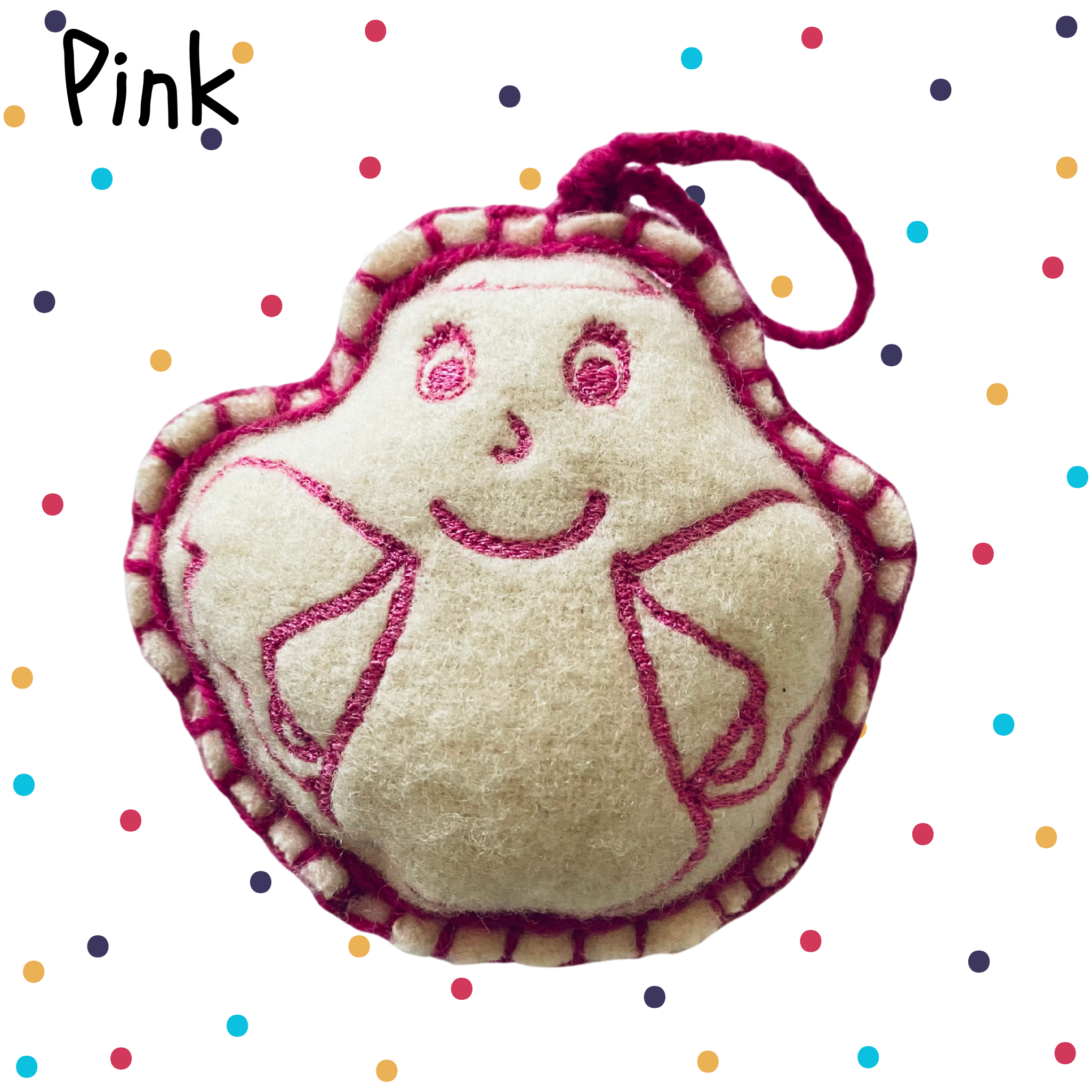 Minimazoo Christmas Angel Keychain