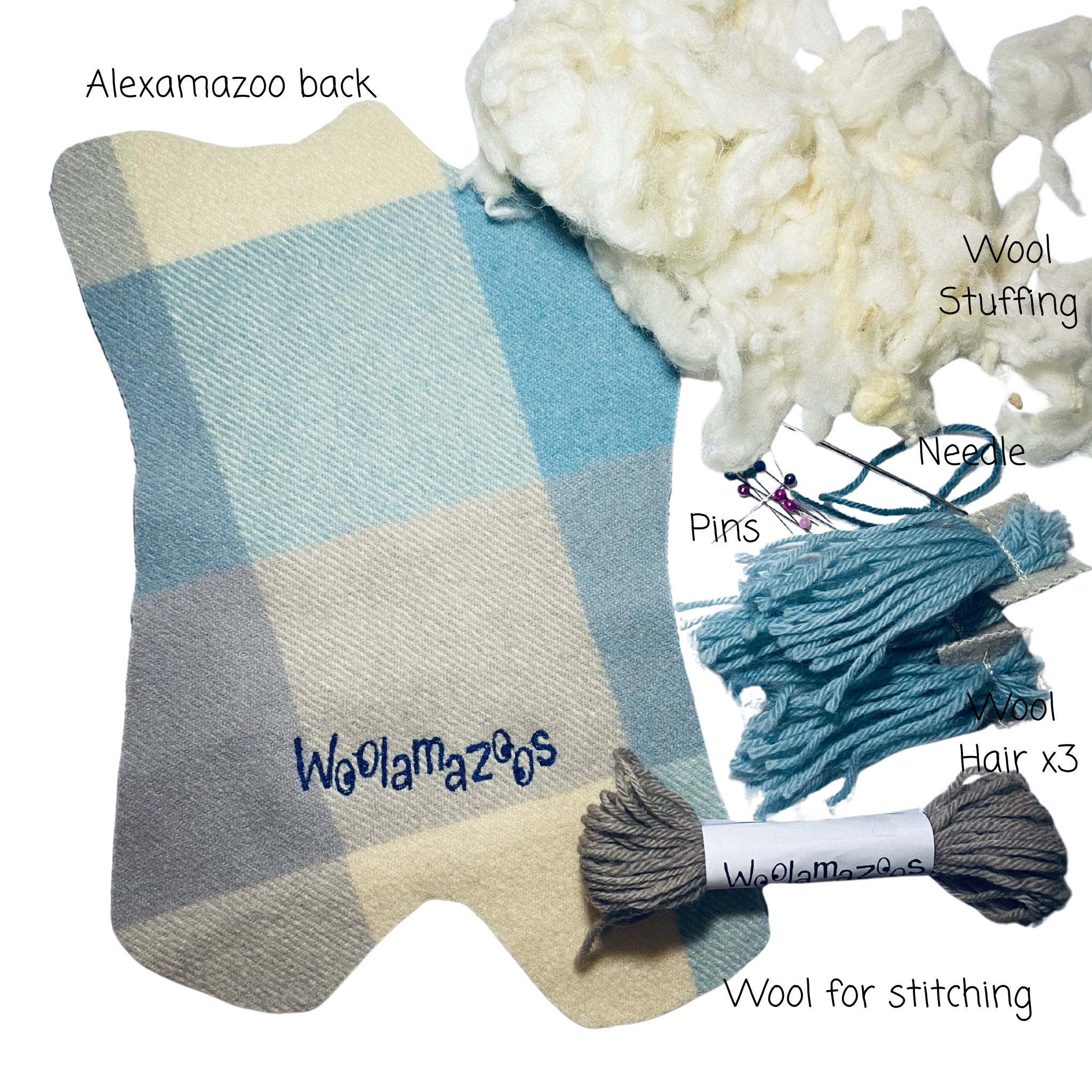 Alexamazoo kit blue with blue hair