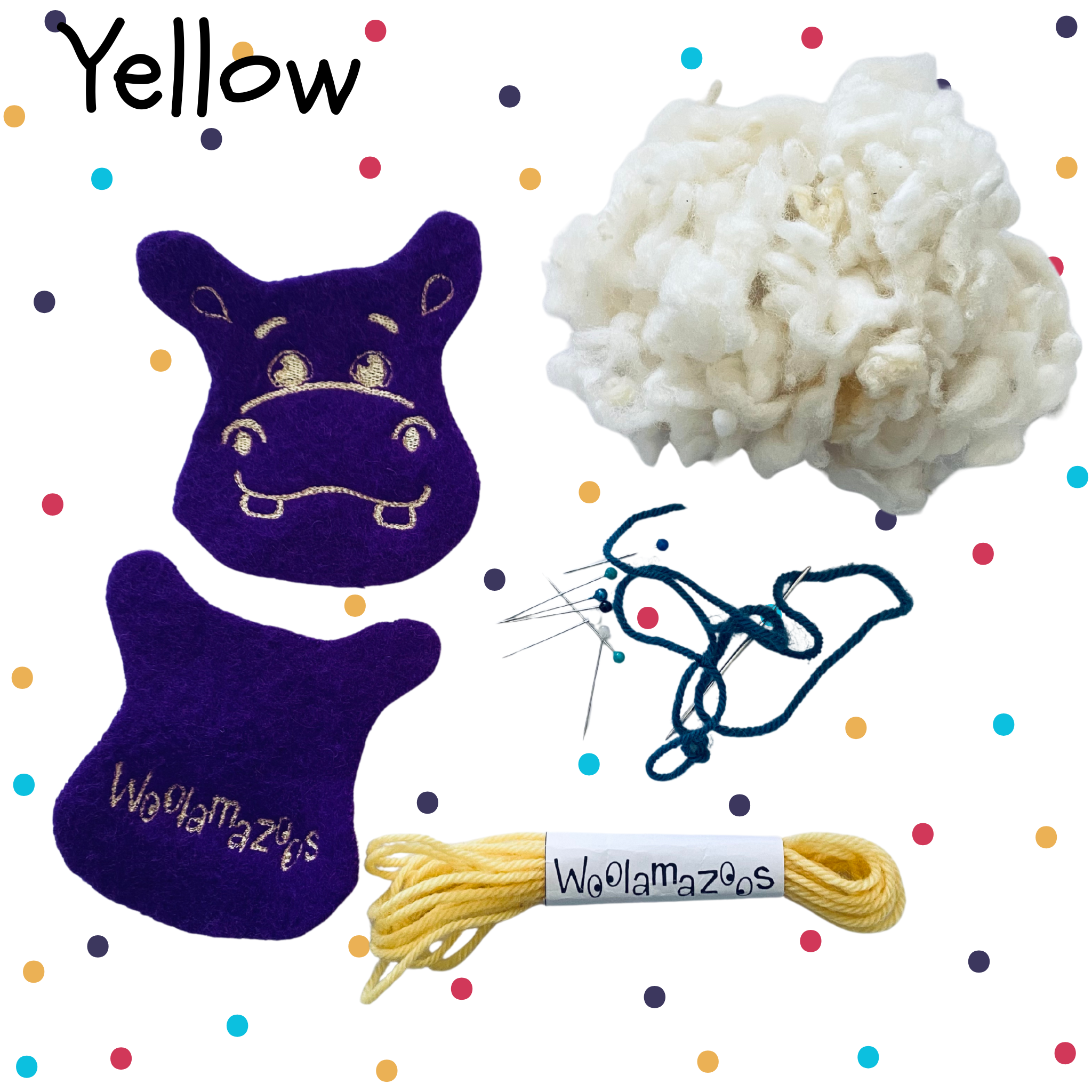 Minimazoo Hippo Kit Keychain