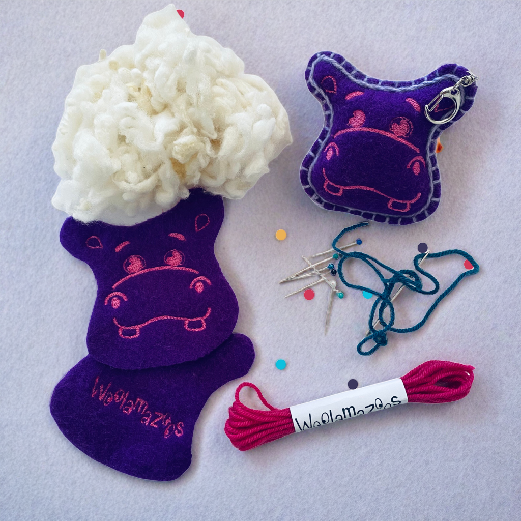 Minimazoo Hippo Kit Keychain