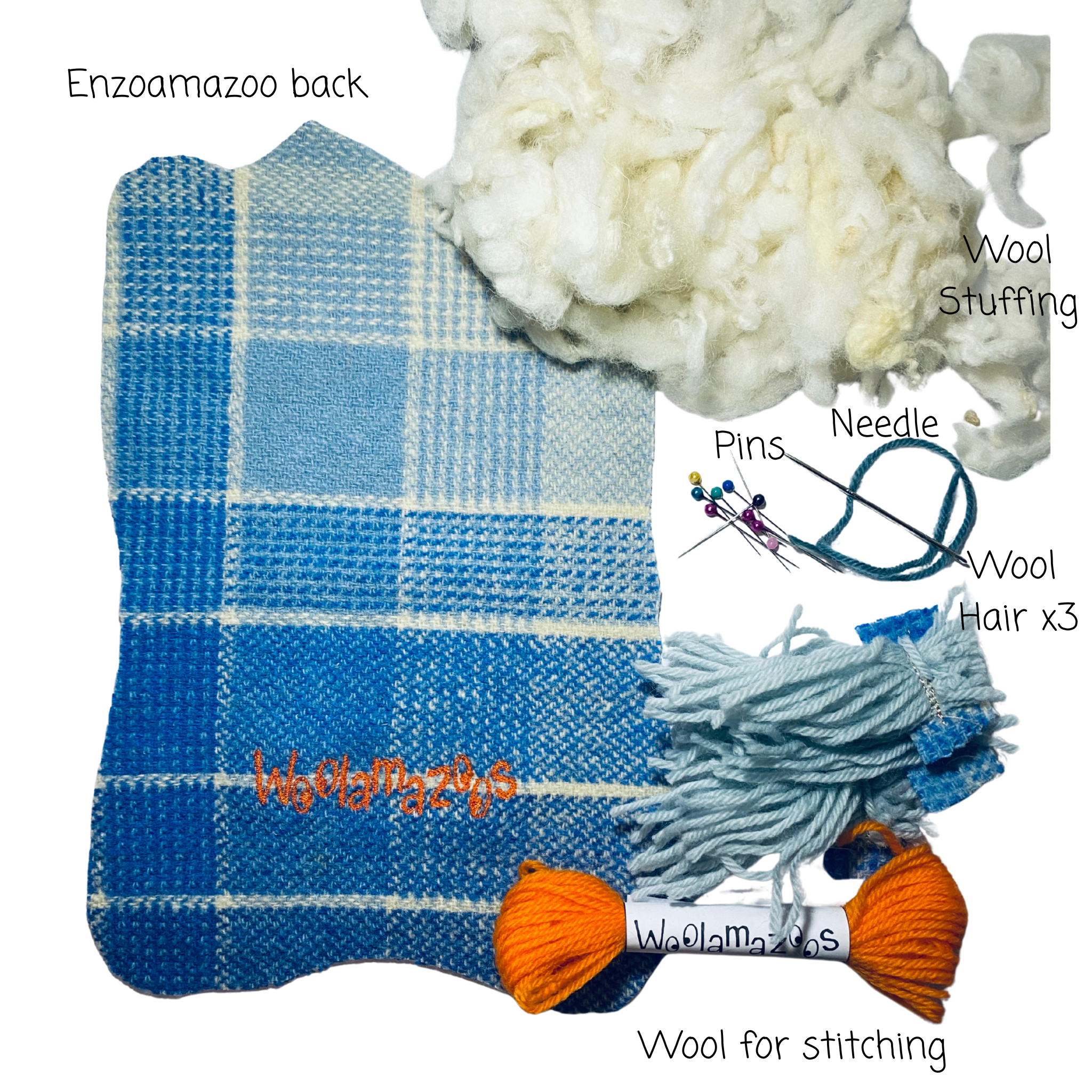 Enzoamazoo kit blue with blue hair