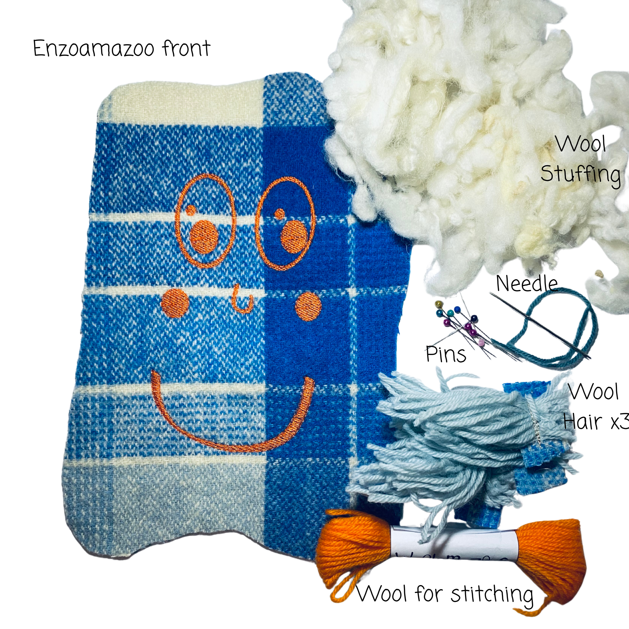 Enzoamazoo kit blue with blue hair