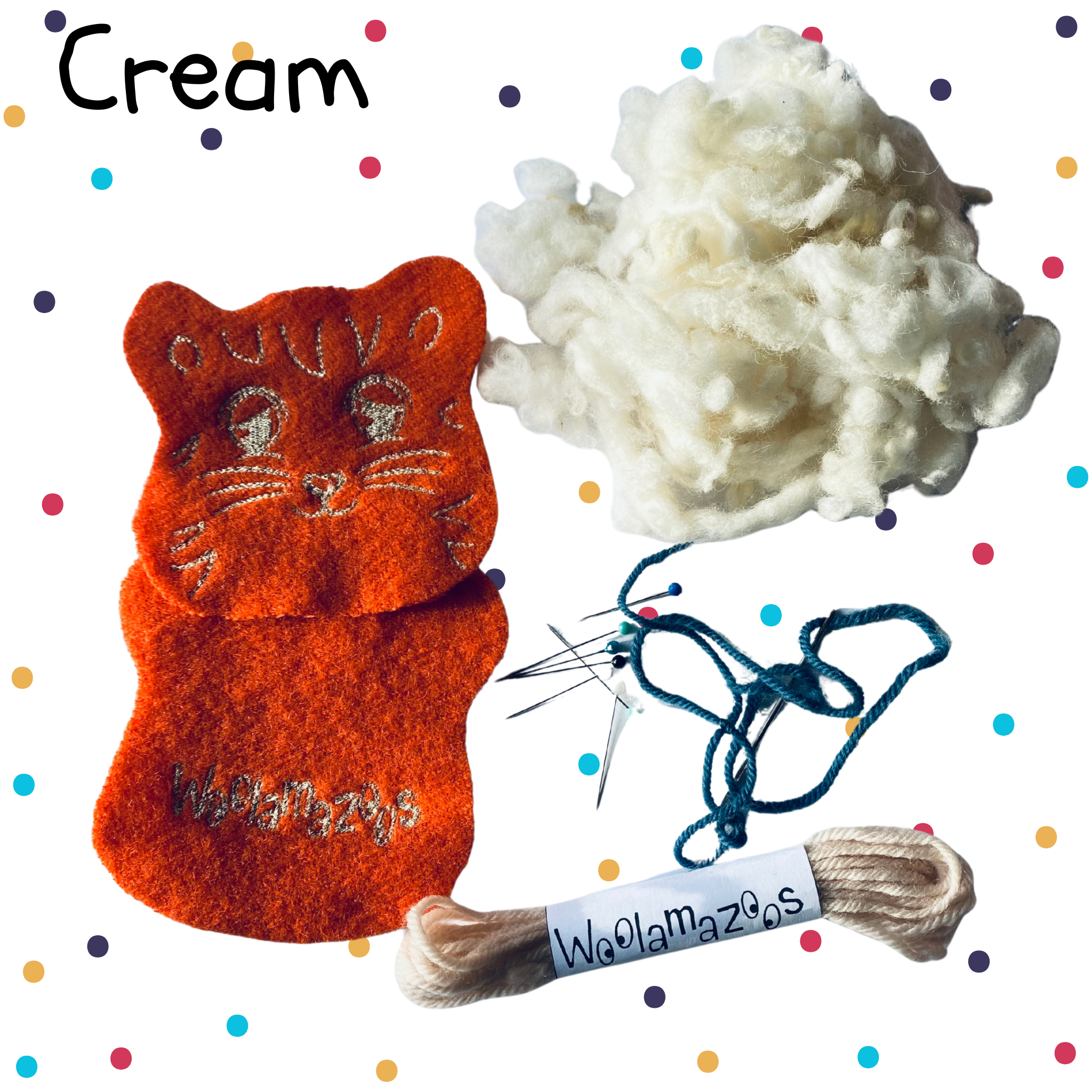 Minimazoo Tiger Kit Keychain