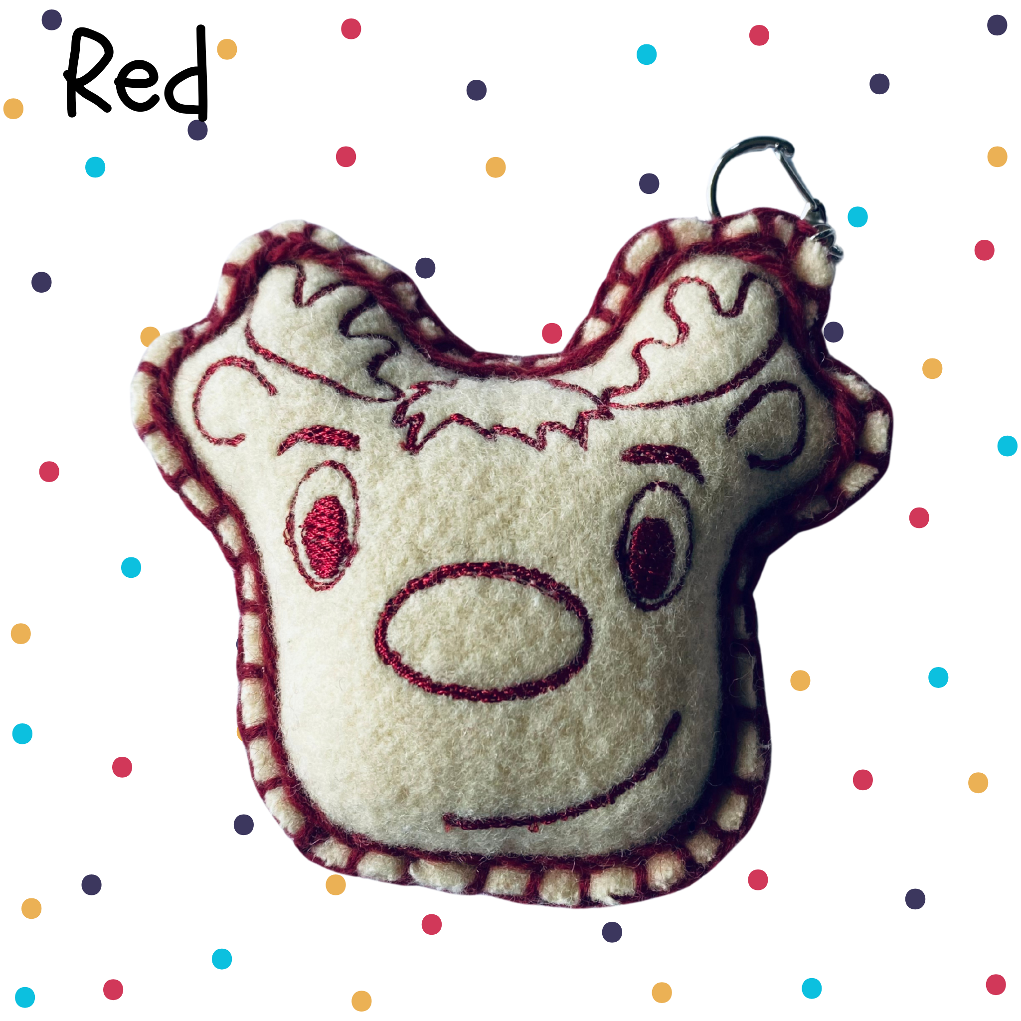 Minimazoo Christmas Reindeer Keychain