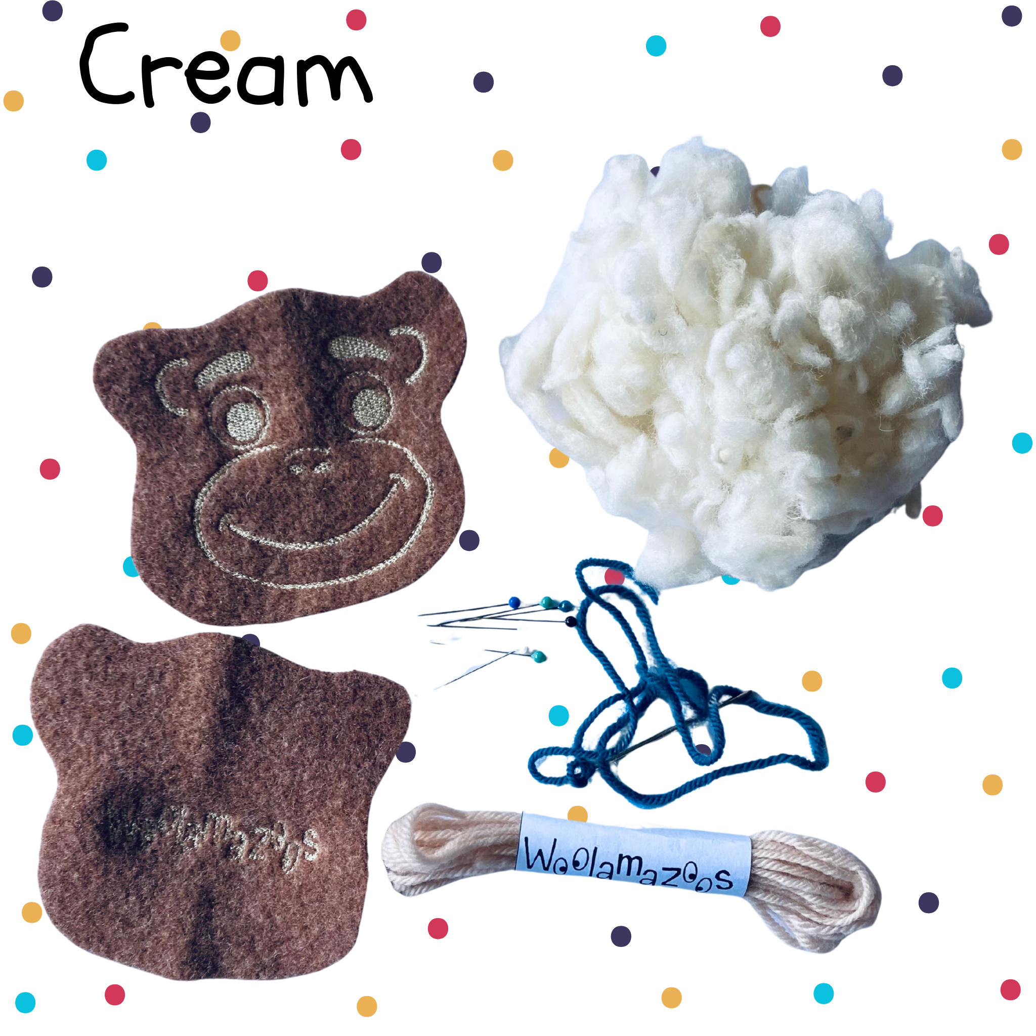 Minimazoo Monkey Kit Keychain