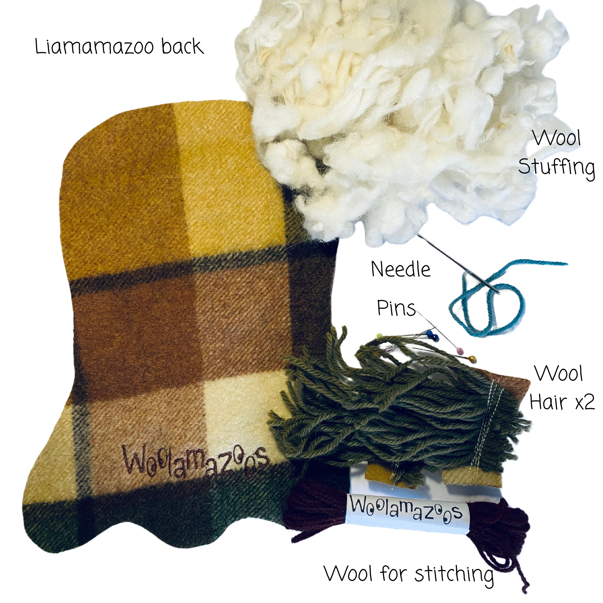 Liamamazoo kit brown/green  with green hair