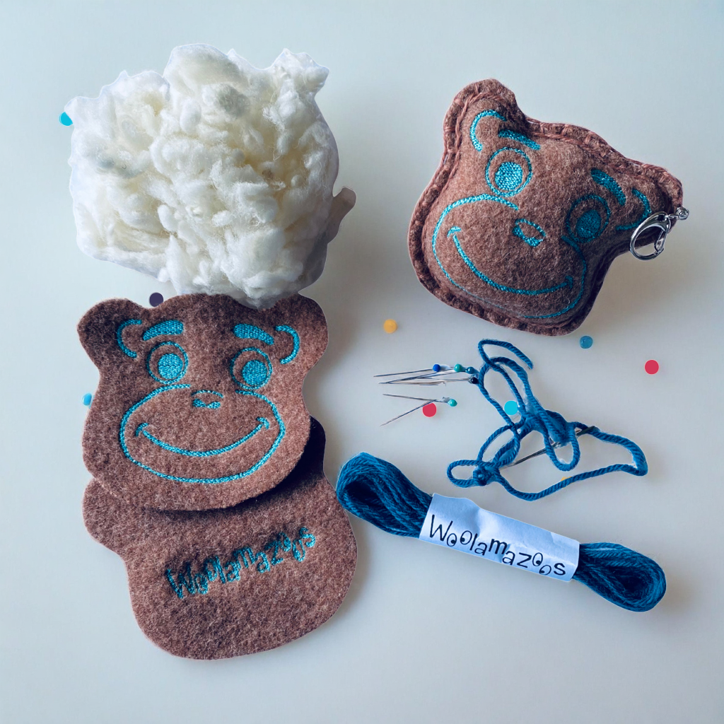 Minimazoo Monkey Kit Keychain