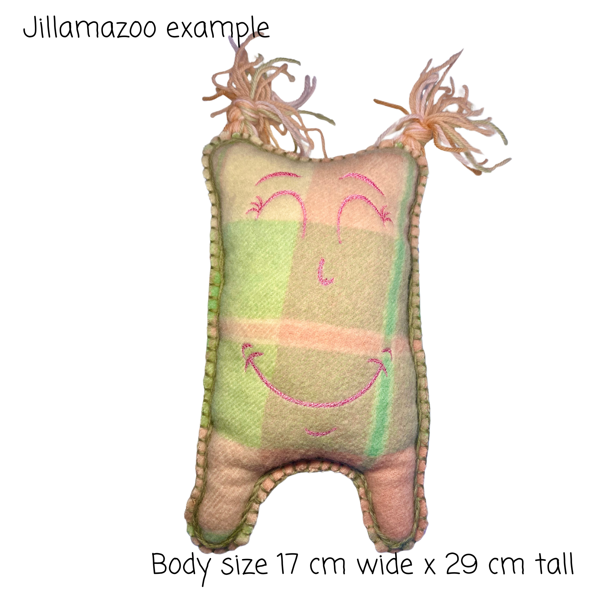Jillamazoo kit blue with multi-coloured hair
