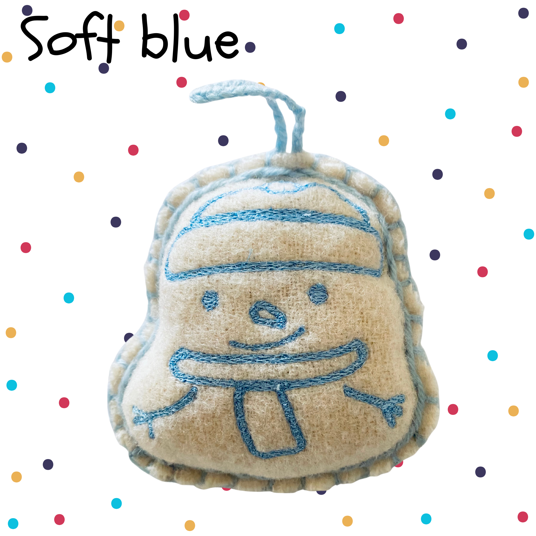 Minimazoo Snow Person Keychain