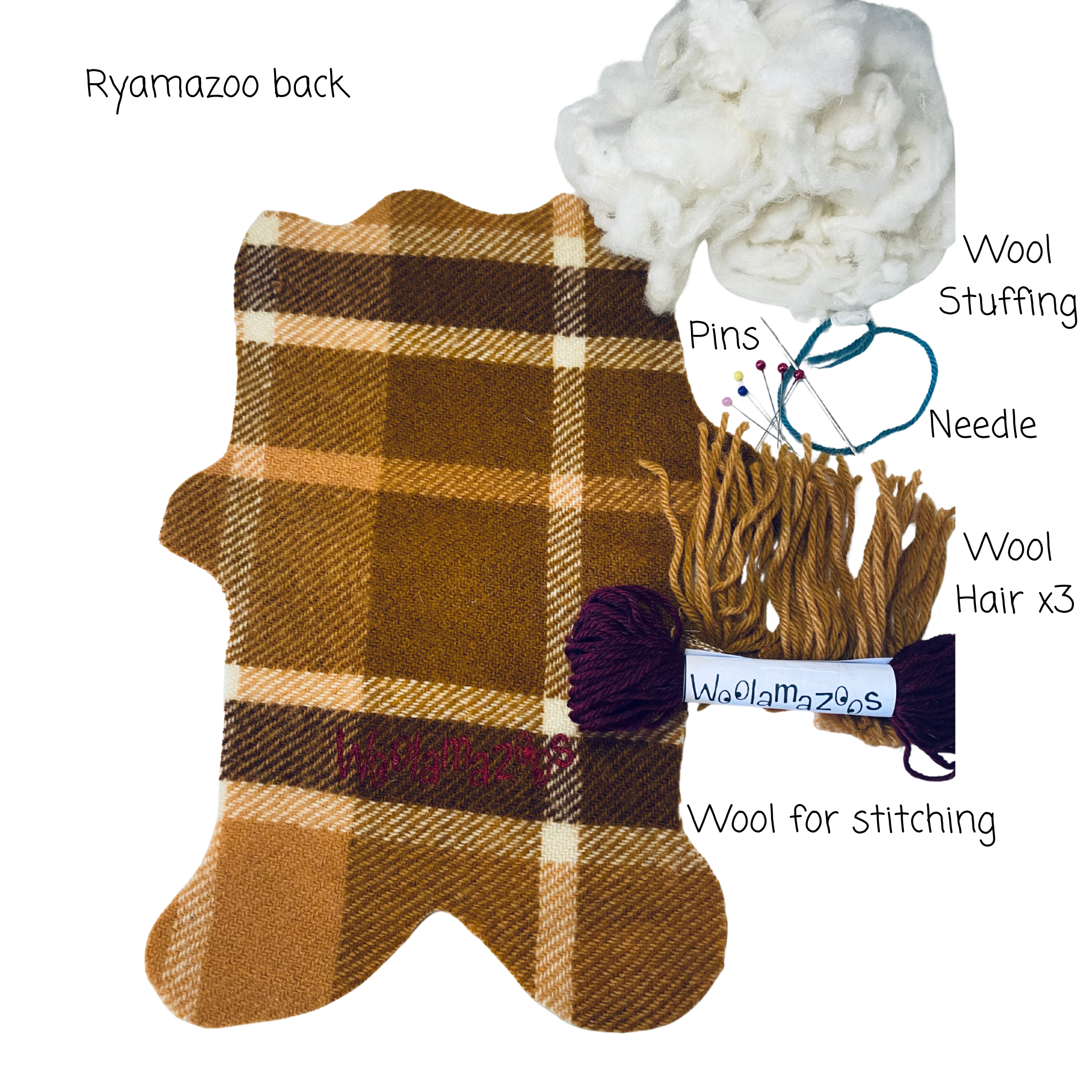 Ryamazoo kit brown with brownish hair