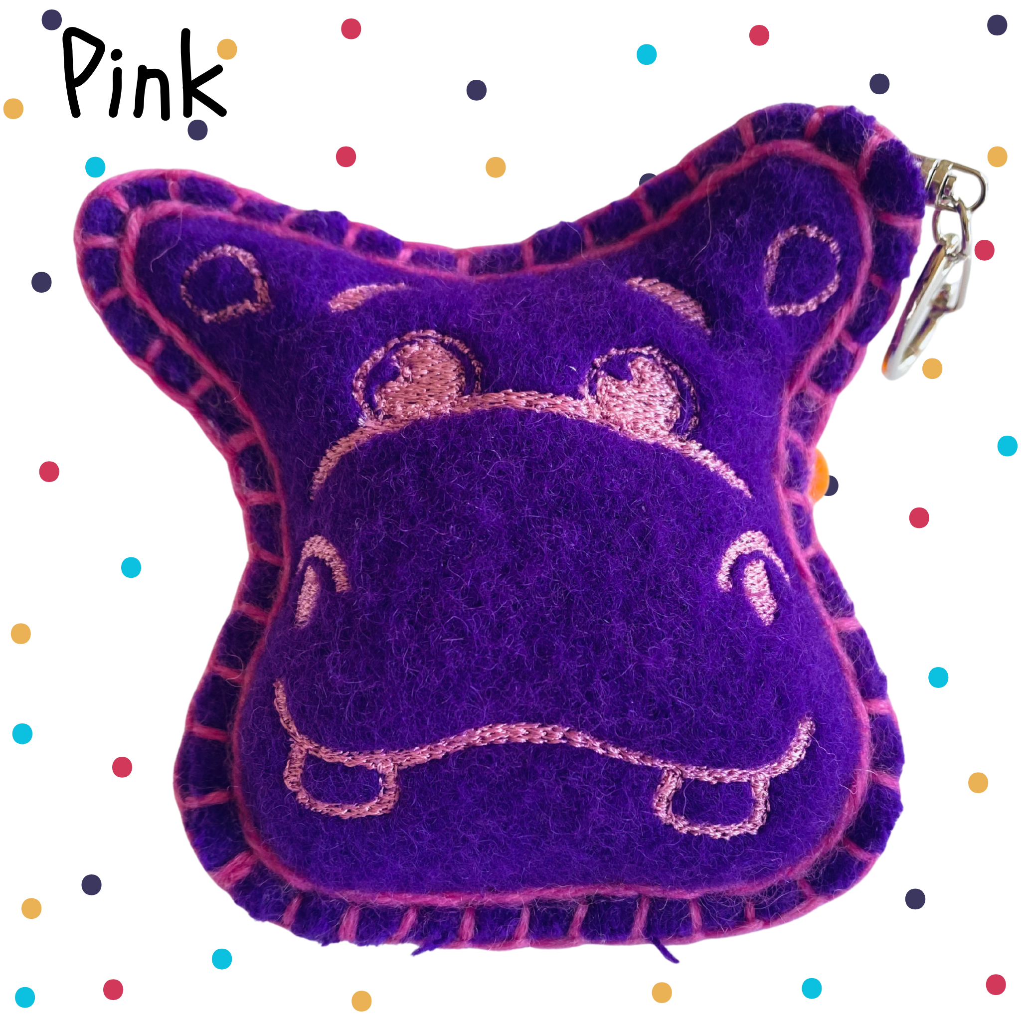 Minimazoo Hippo Keychain