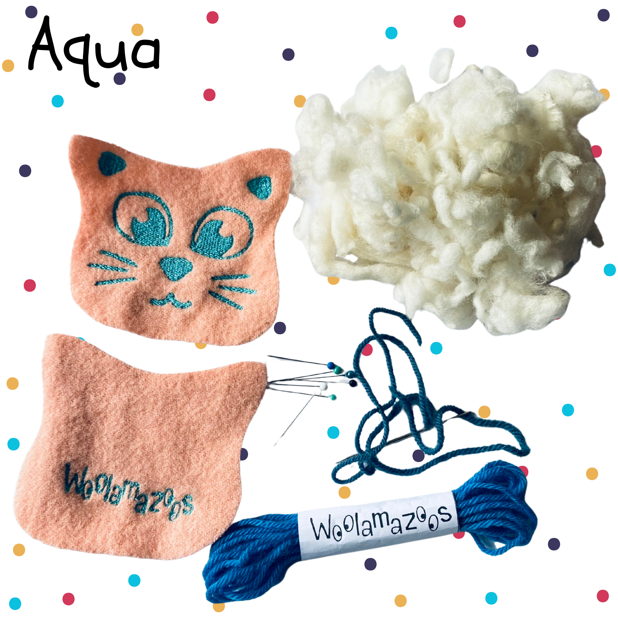 Minimazoo Cat Kit Keychain