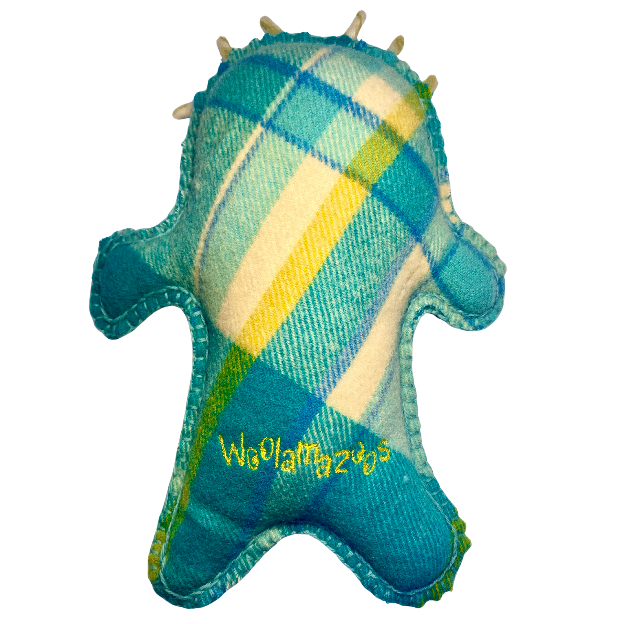 Jazzamazoo blue with green spiked hair