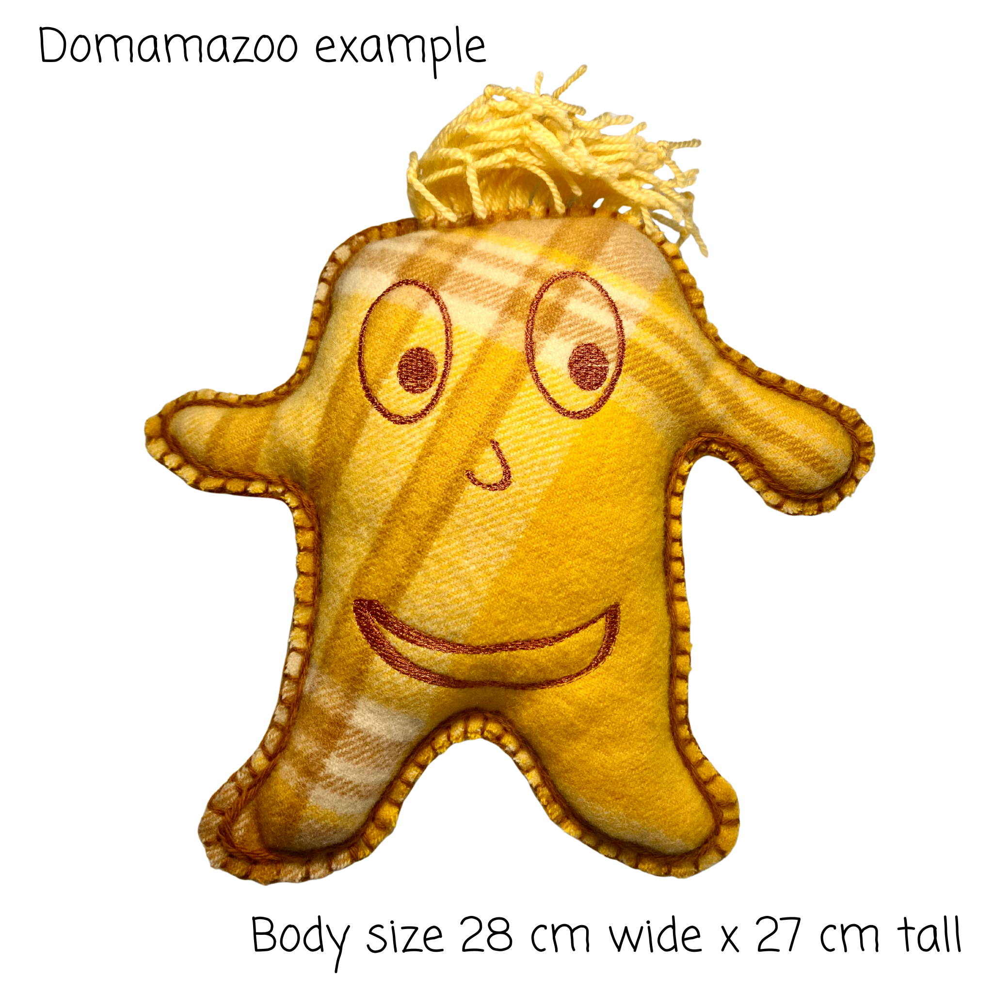 Domamazoo kit orange/yellow with orange hair