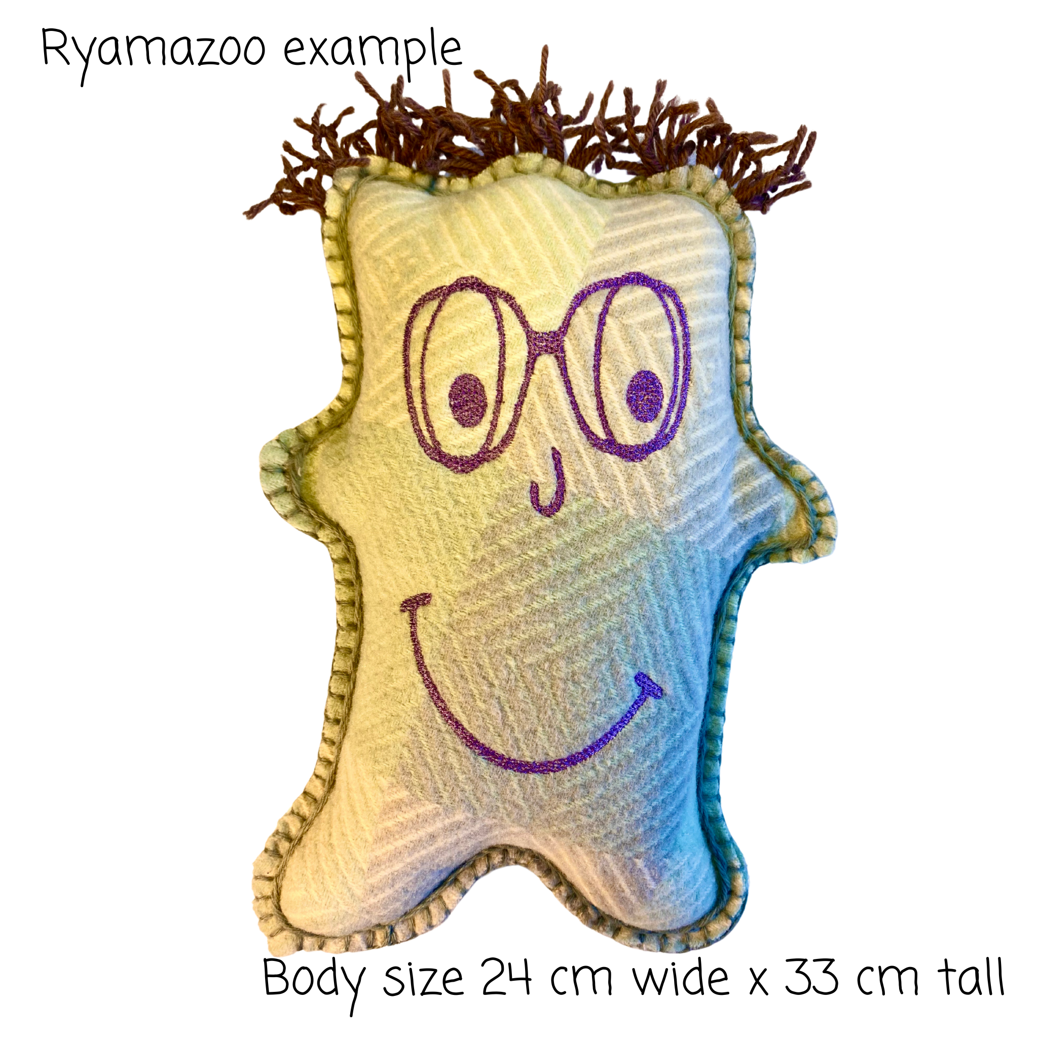 Ryamazoo kit pink with green hair