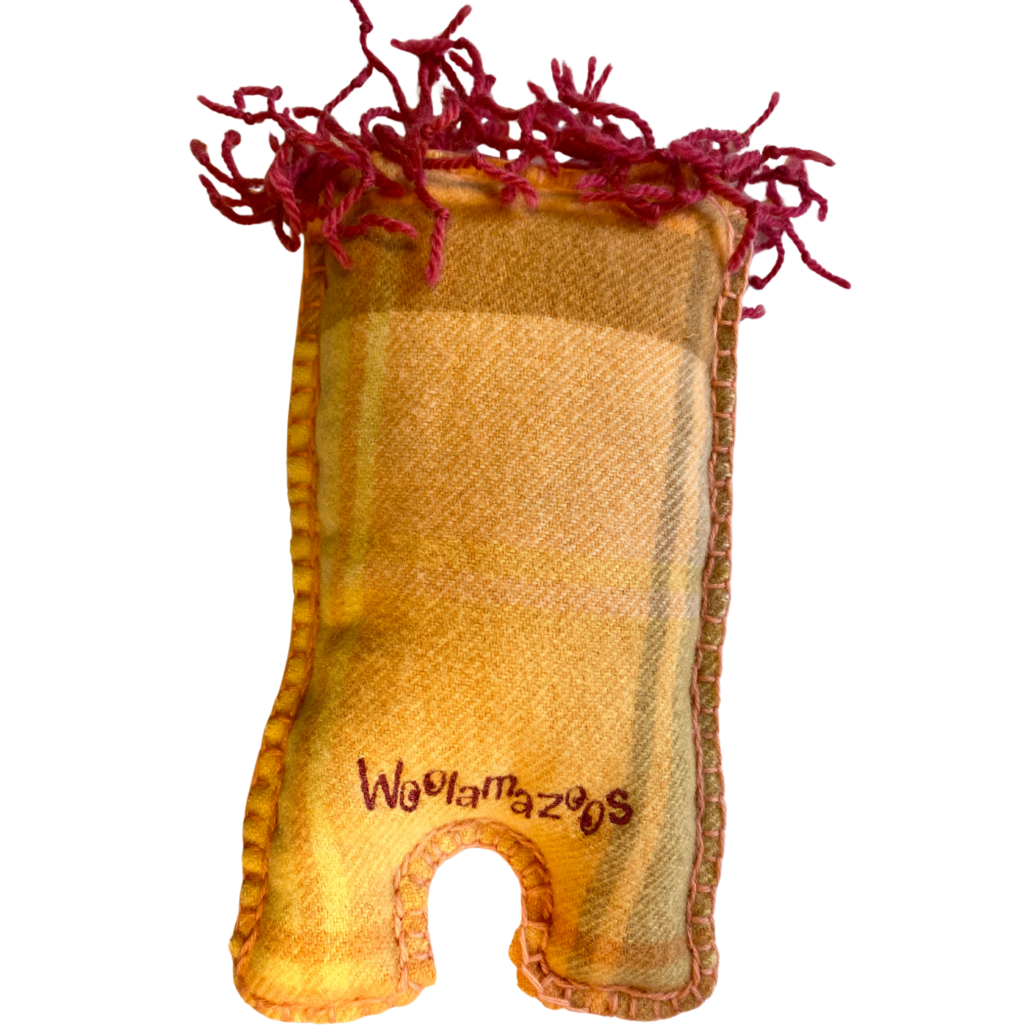 Aliamazoo orange with long maroon hair