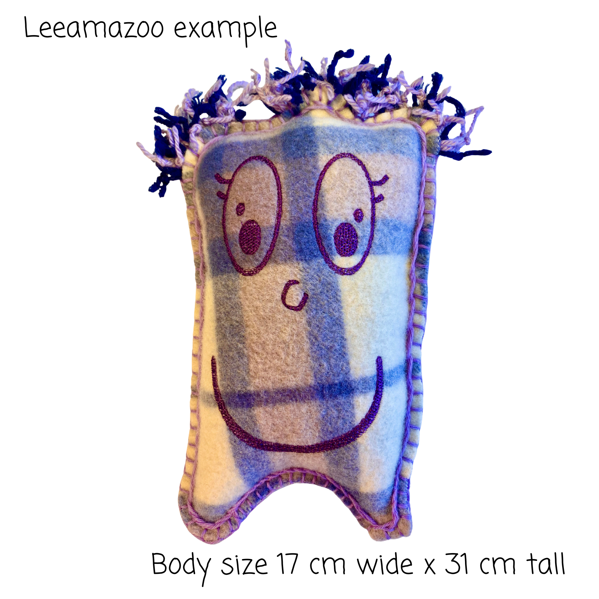 Princess Leeamazoo kit pink & blue with multi-coloured hair
