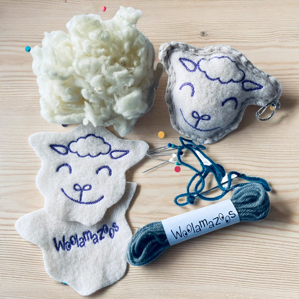 Minimazoo Lamb Kit Keychain