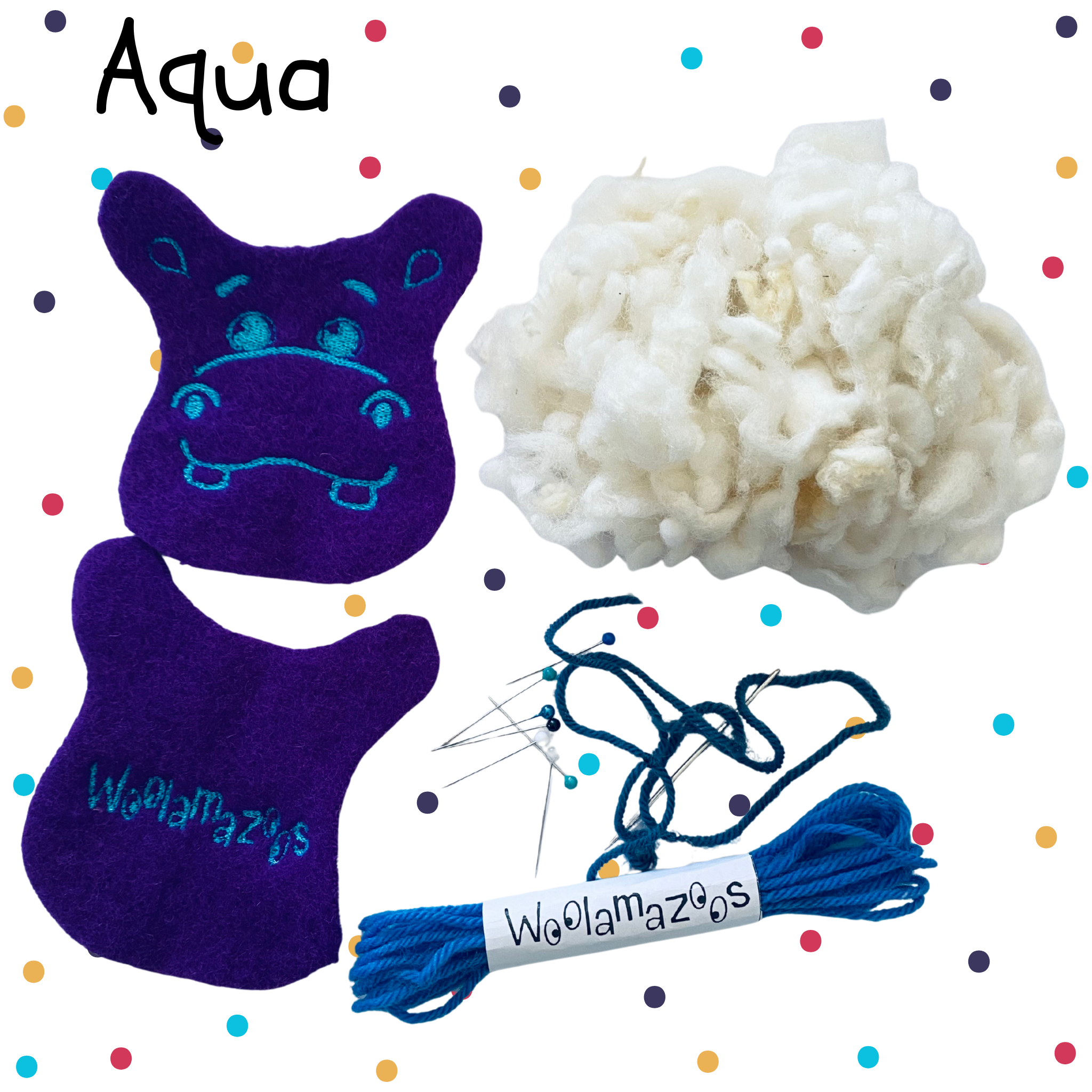 Minimazoo Hippo Kit Keychain