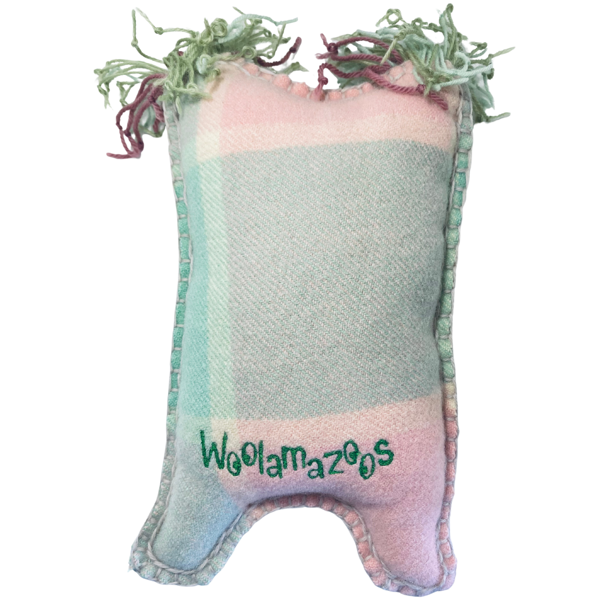 Deeamazoo pink & green  with multi-coloured hair