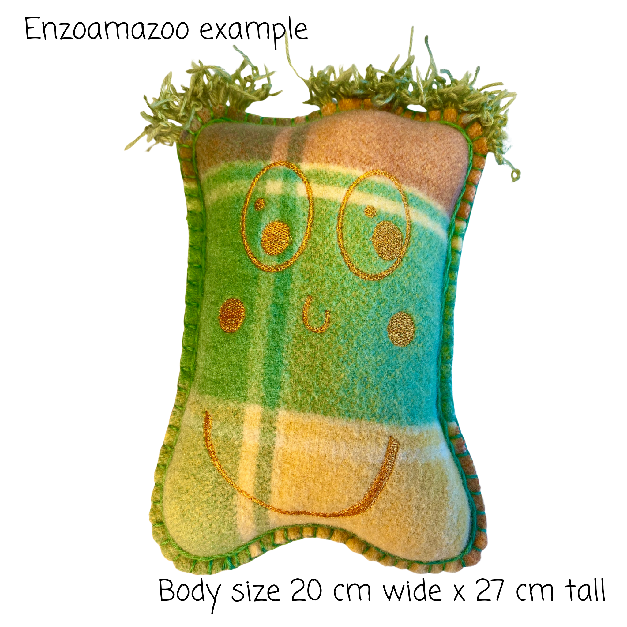 Enzoamazoo kit green/pink with green hair