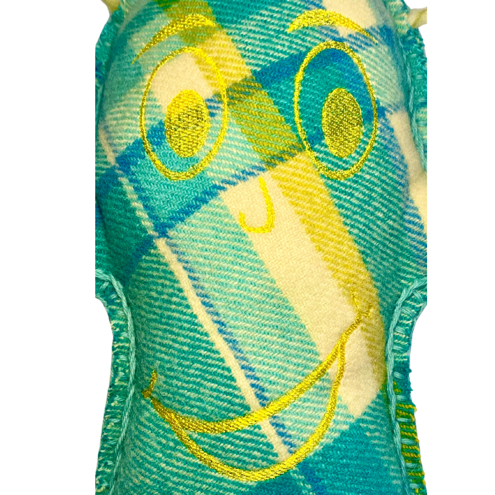 Jazzamazoo blue with green spiked hair