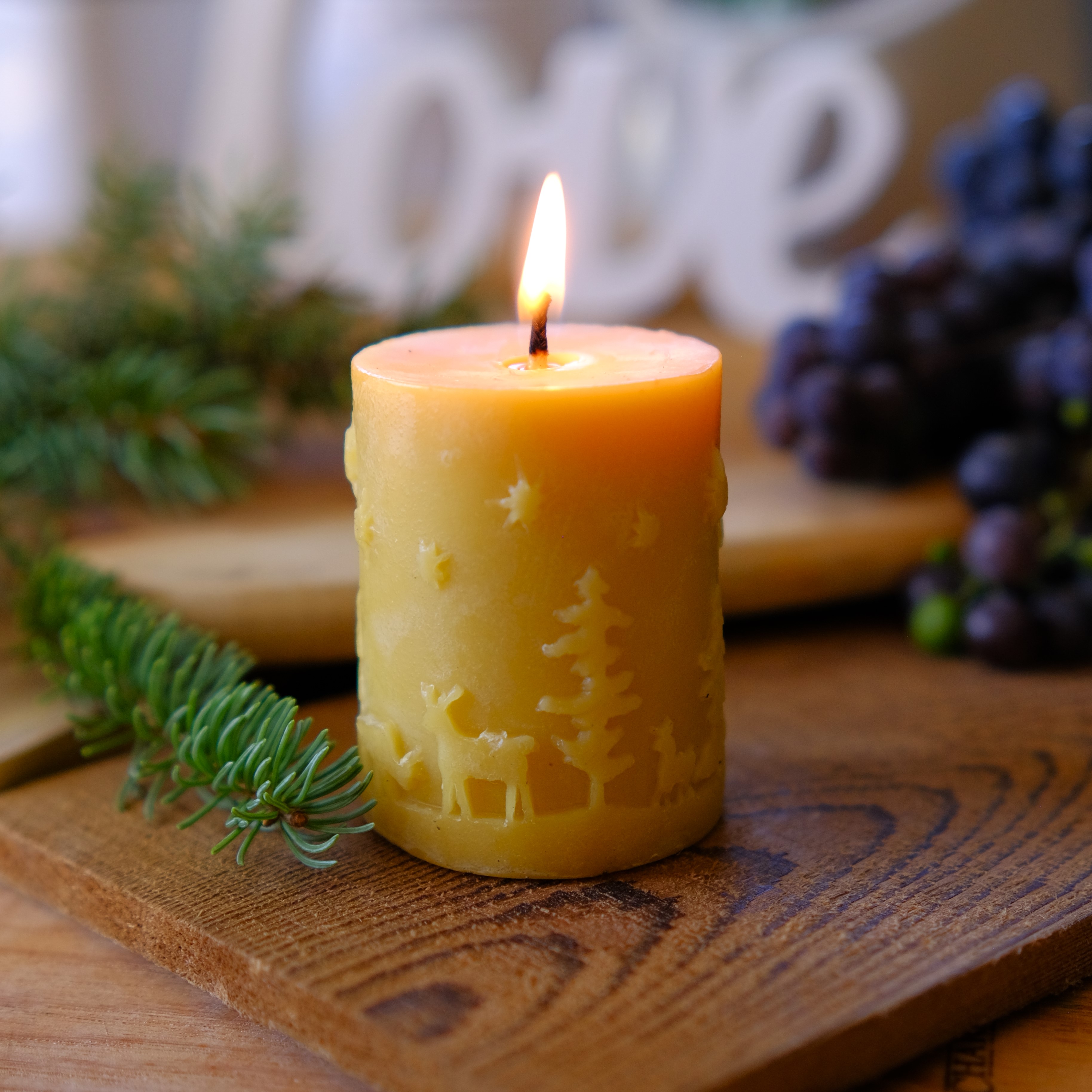 Winter Scene Candle