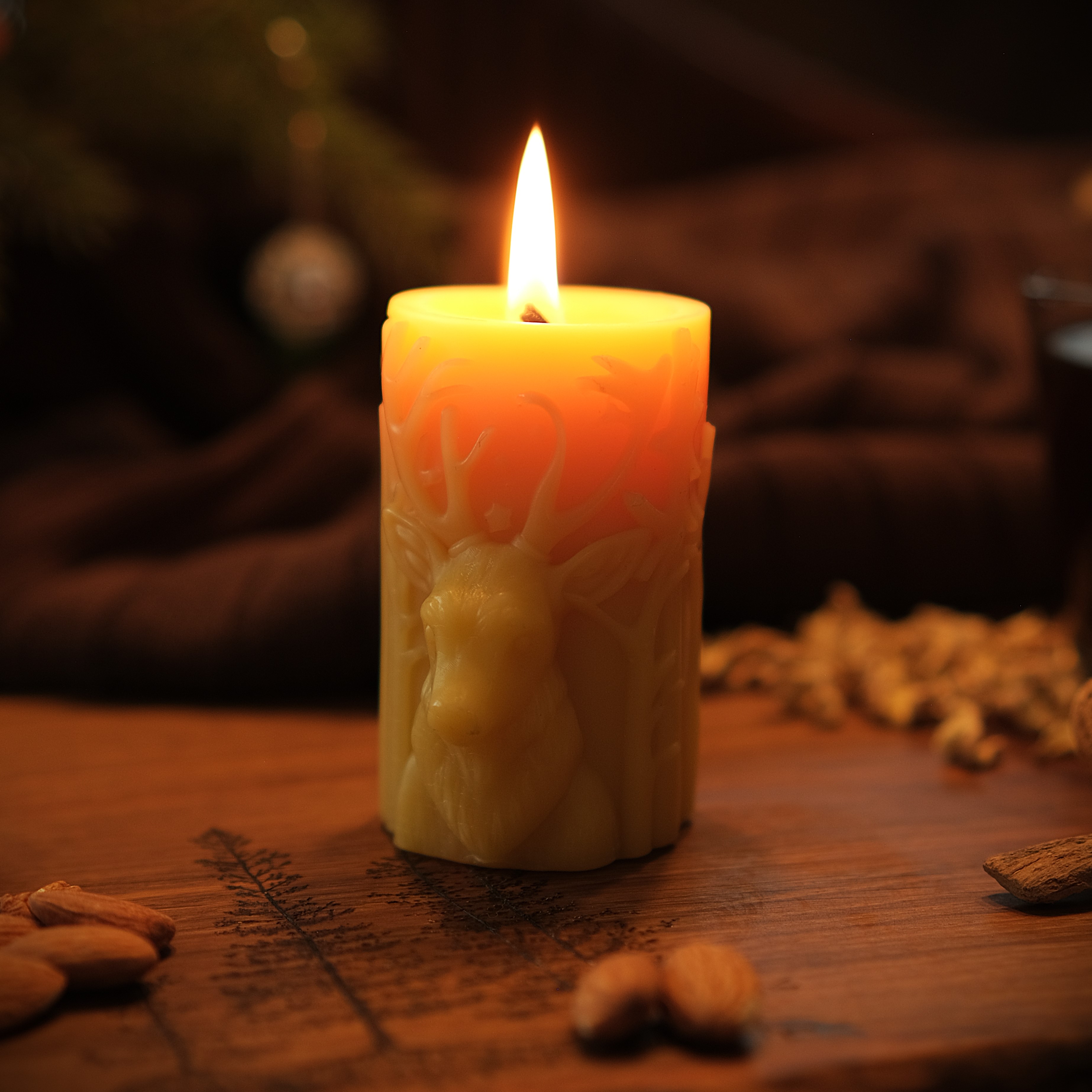 Reindeer Candle
