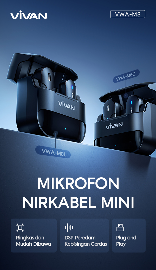 Microphone Wireless VWA-M8