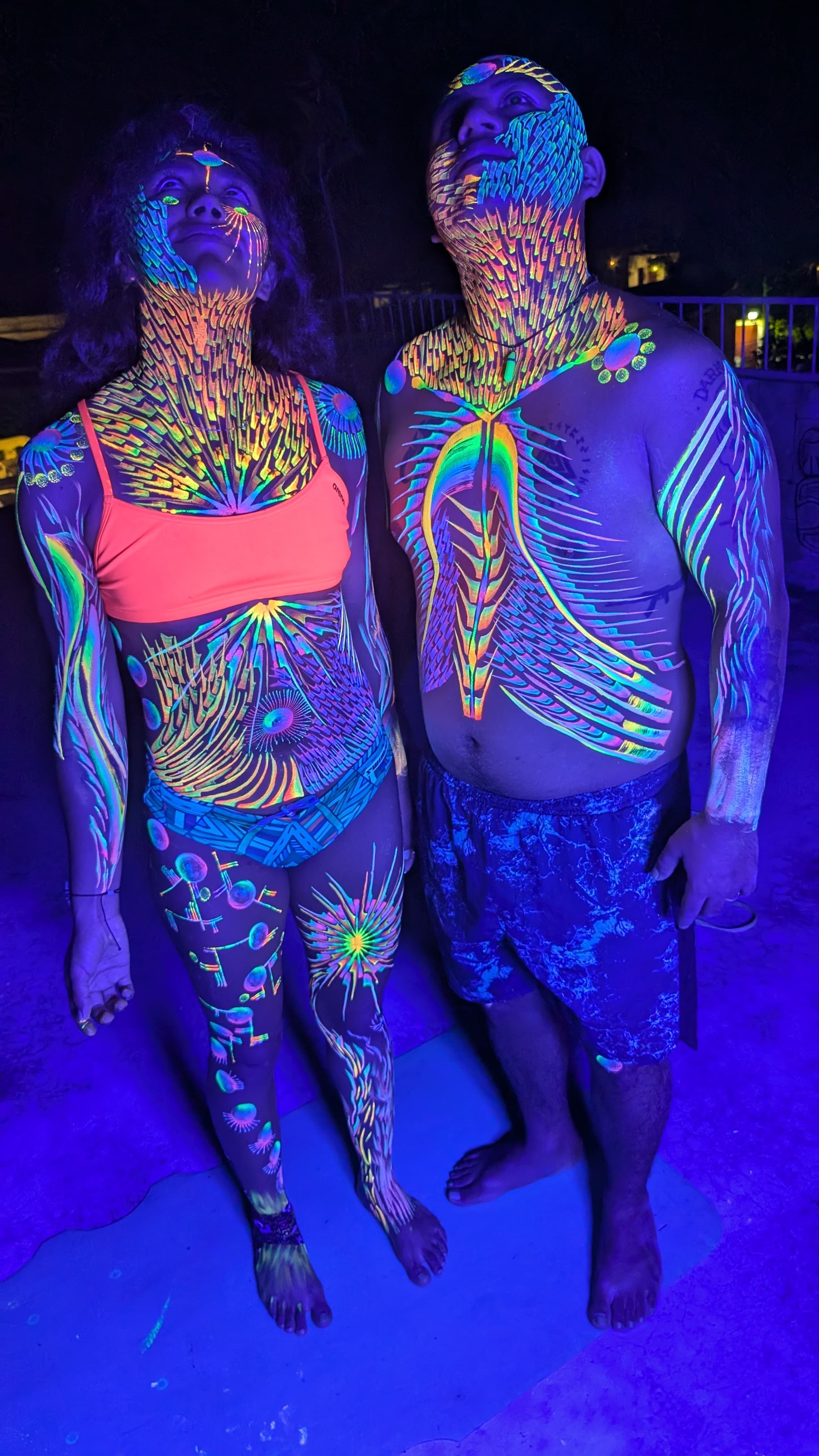 Fluor Body Painting