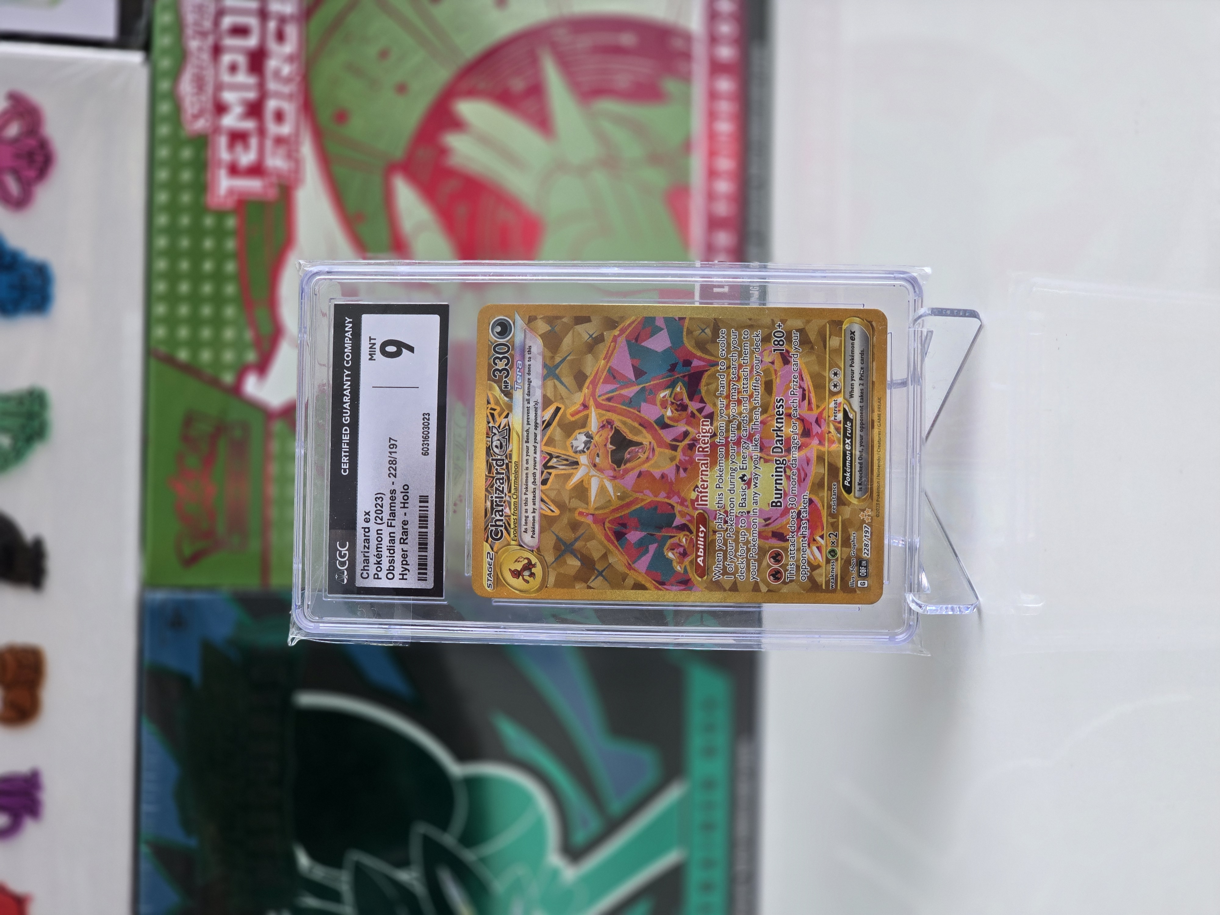 CGC 9 Charizard EX Obsidian Flames Hyper Rare - Holo 2023