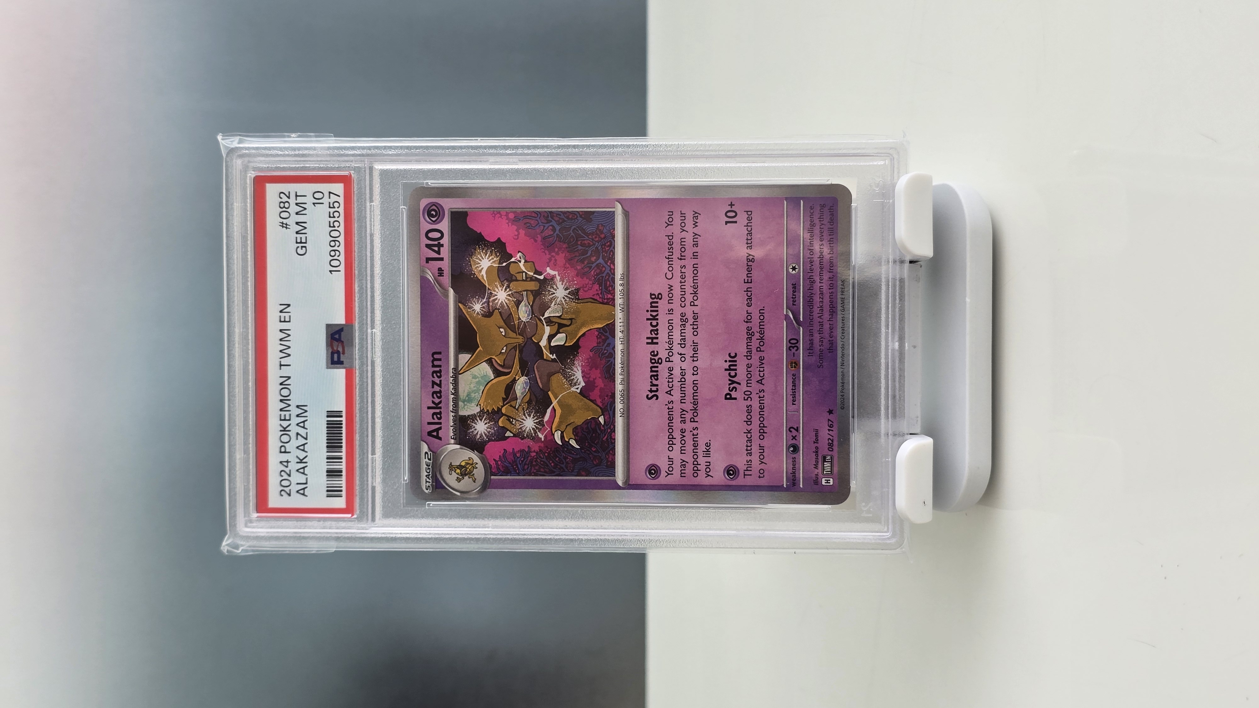 PSA 10 Alakazam TWM 2024