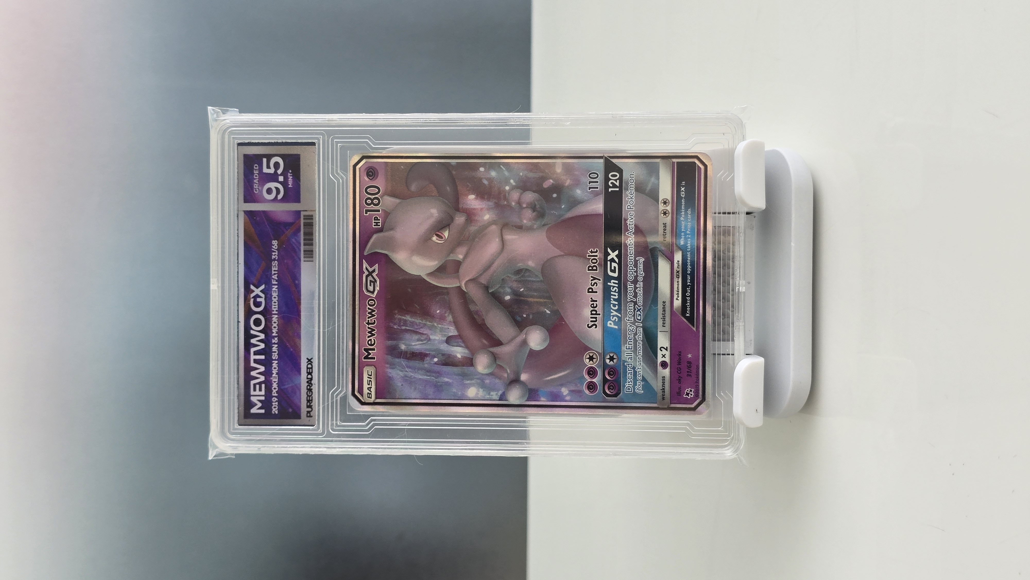 PGX 9.5 Mewtwo GX Sun & Moon Hidden Fates 2019