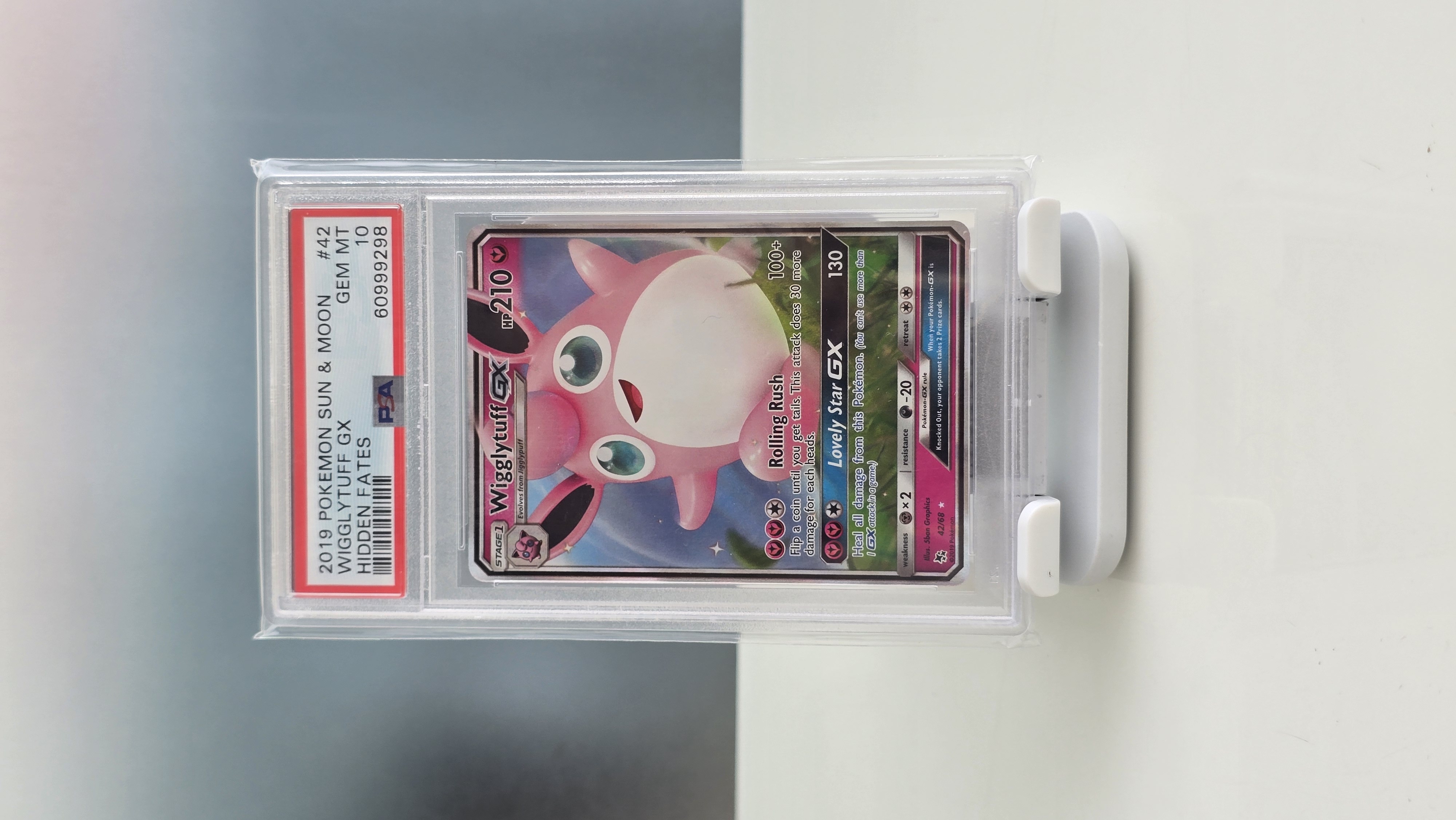 PSA 10 Wigglytuff GX Hidden Fates 2019 