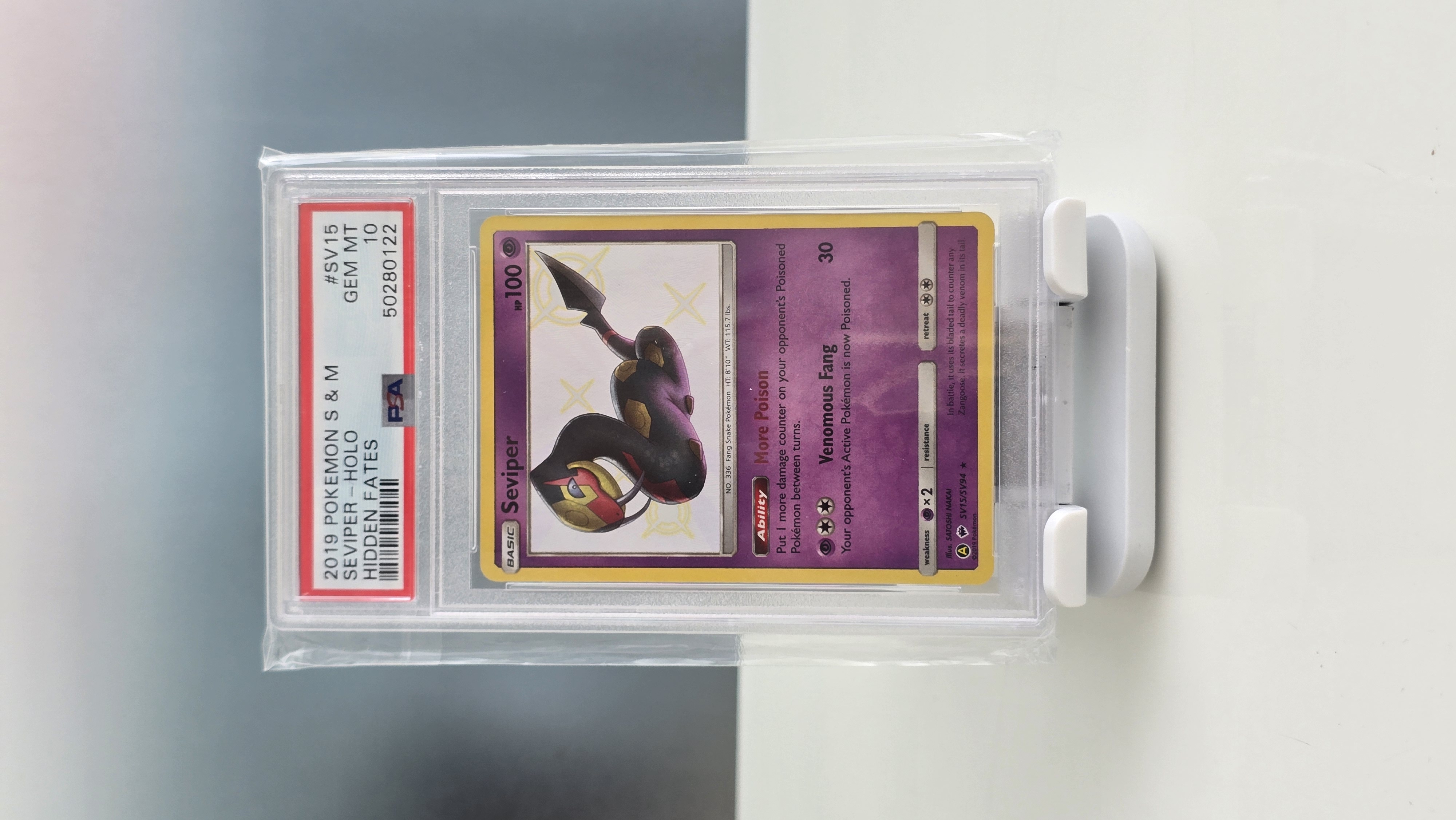 PSA 10 Seviper - Holo - Hidden Fates 2019