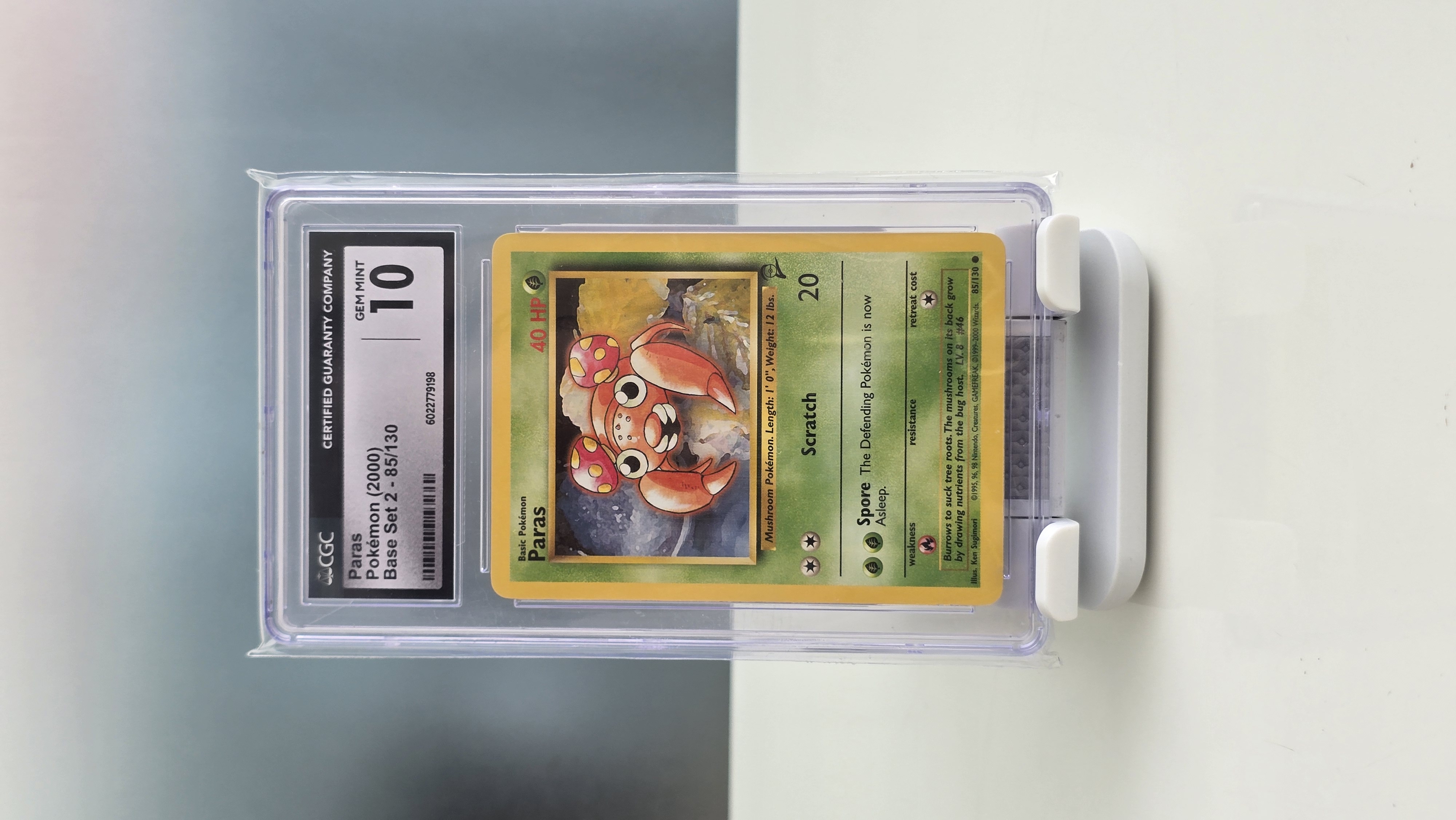 CGC 10 Paras Base Set 2 - 2000