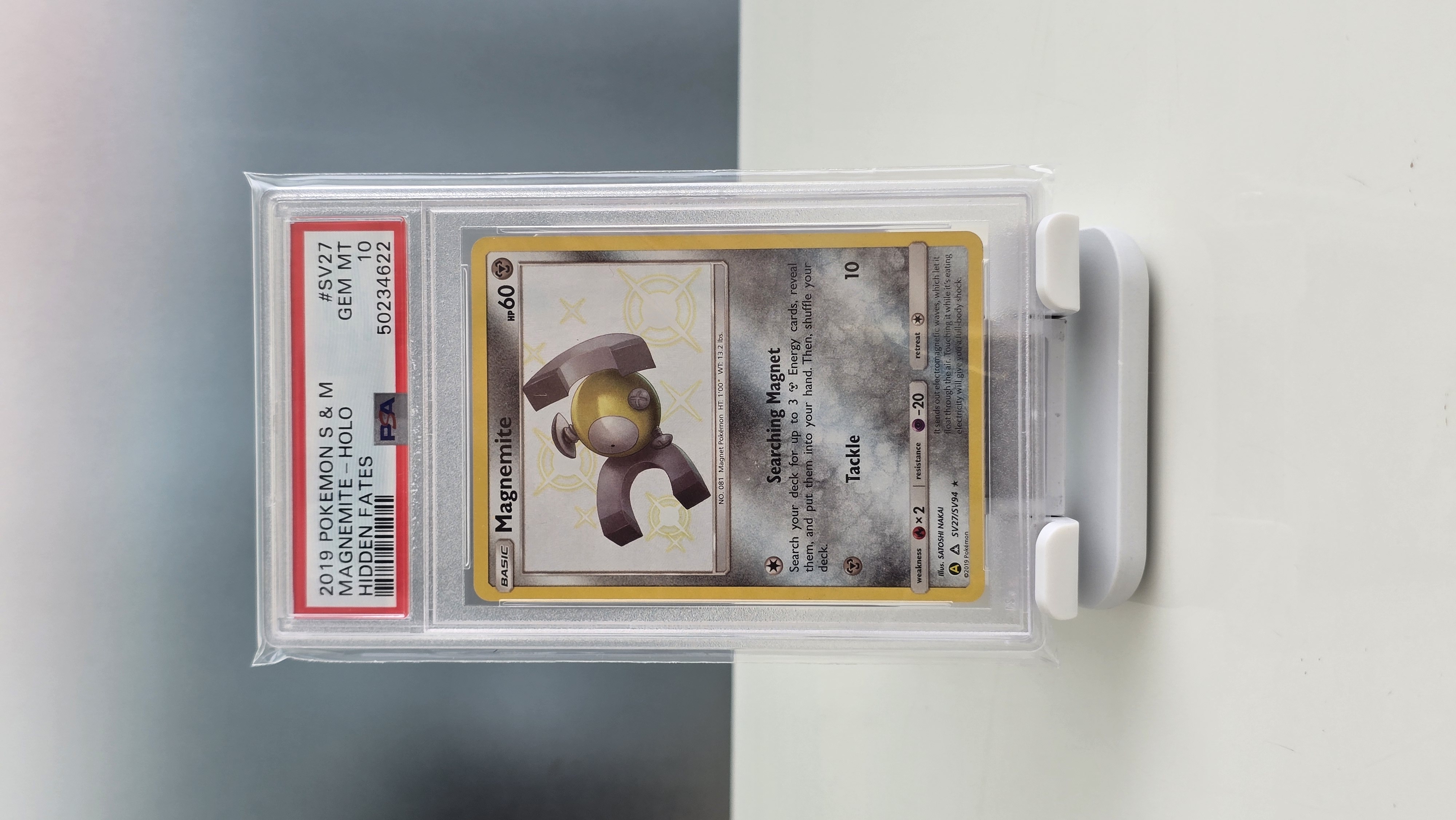 PSA 10 Magnemite - Holo Hidden Fates 2019