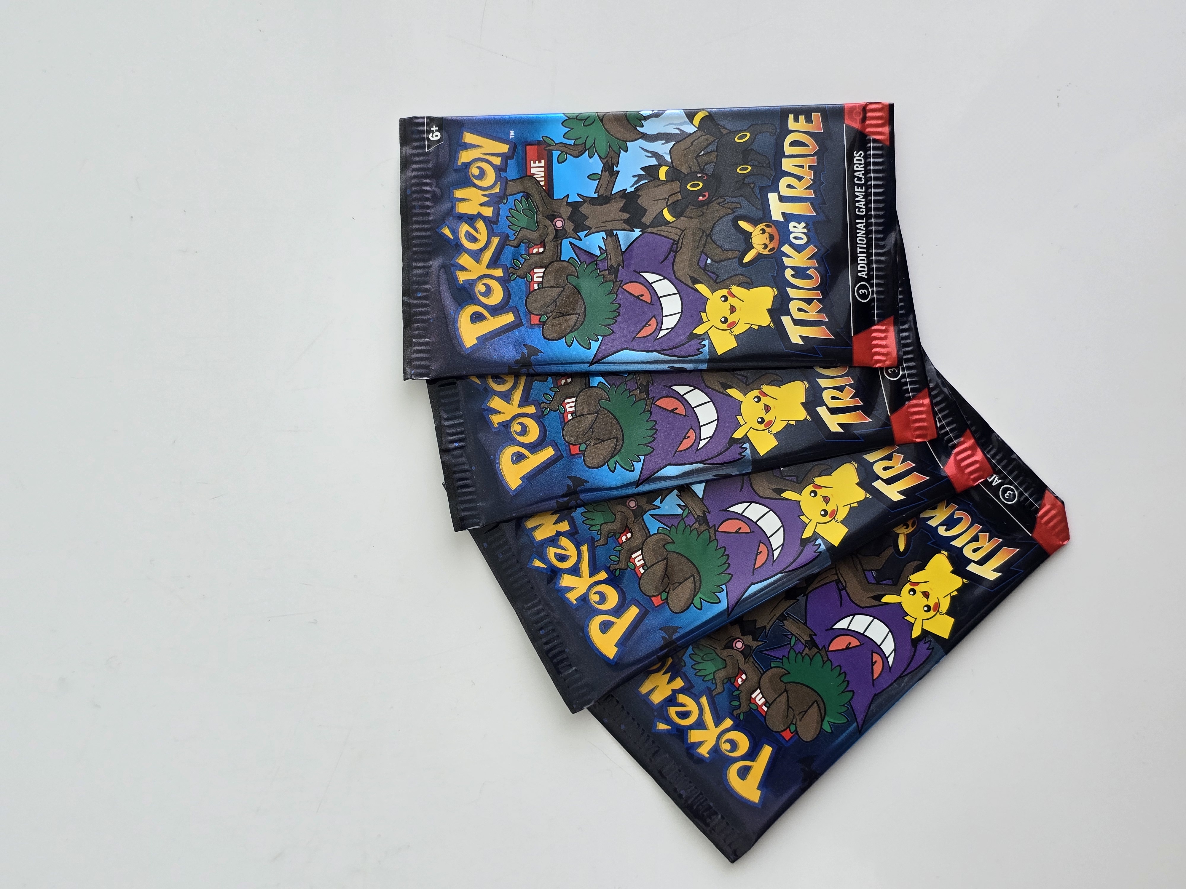 Trick & Trade x 2 packs (each 3 cards) 