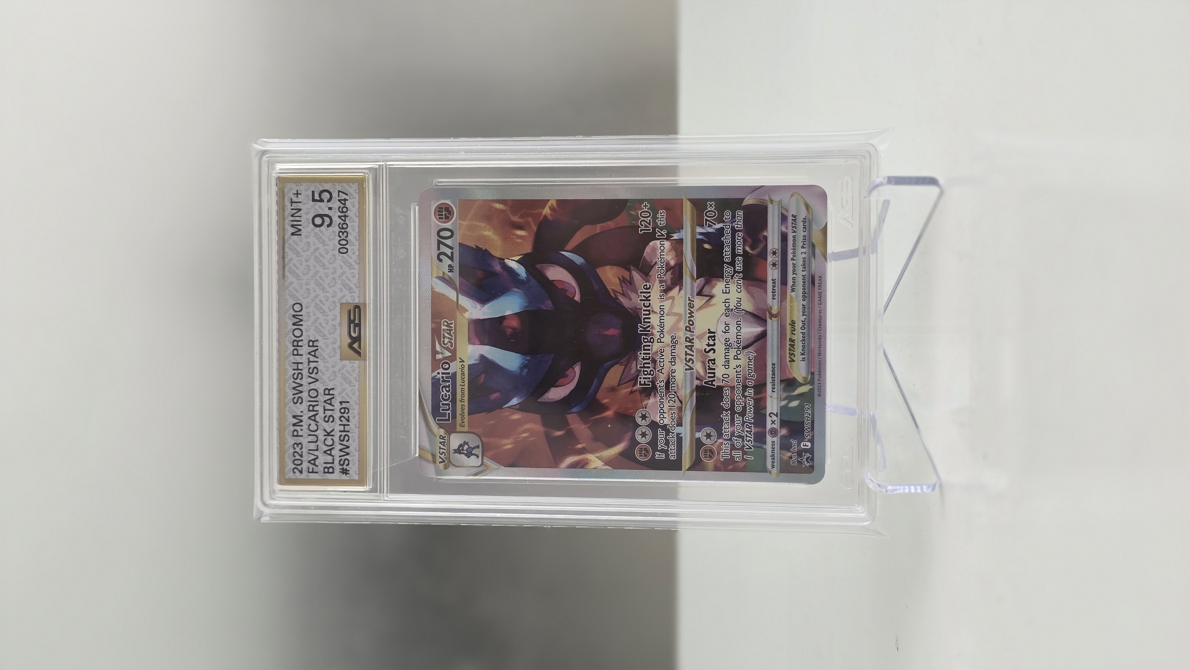 AGS 9.5 - Pokemon Promo: Lucario VSTAR #SWSH291